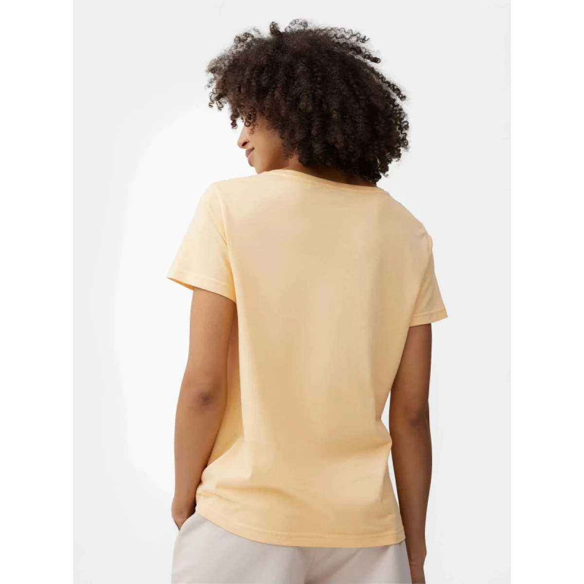 Dámské tričko s krátkým rukávem 4F TSHIRT F342-73S-LIGHT LEMON · záber 3