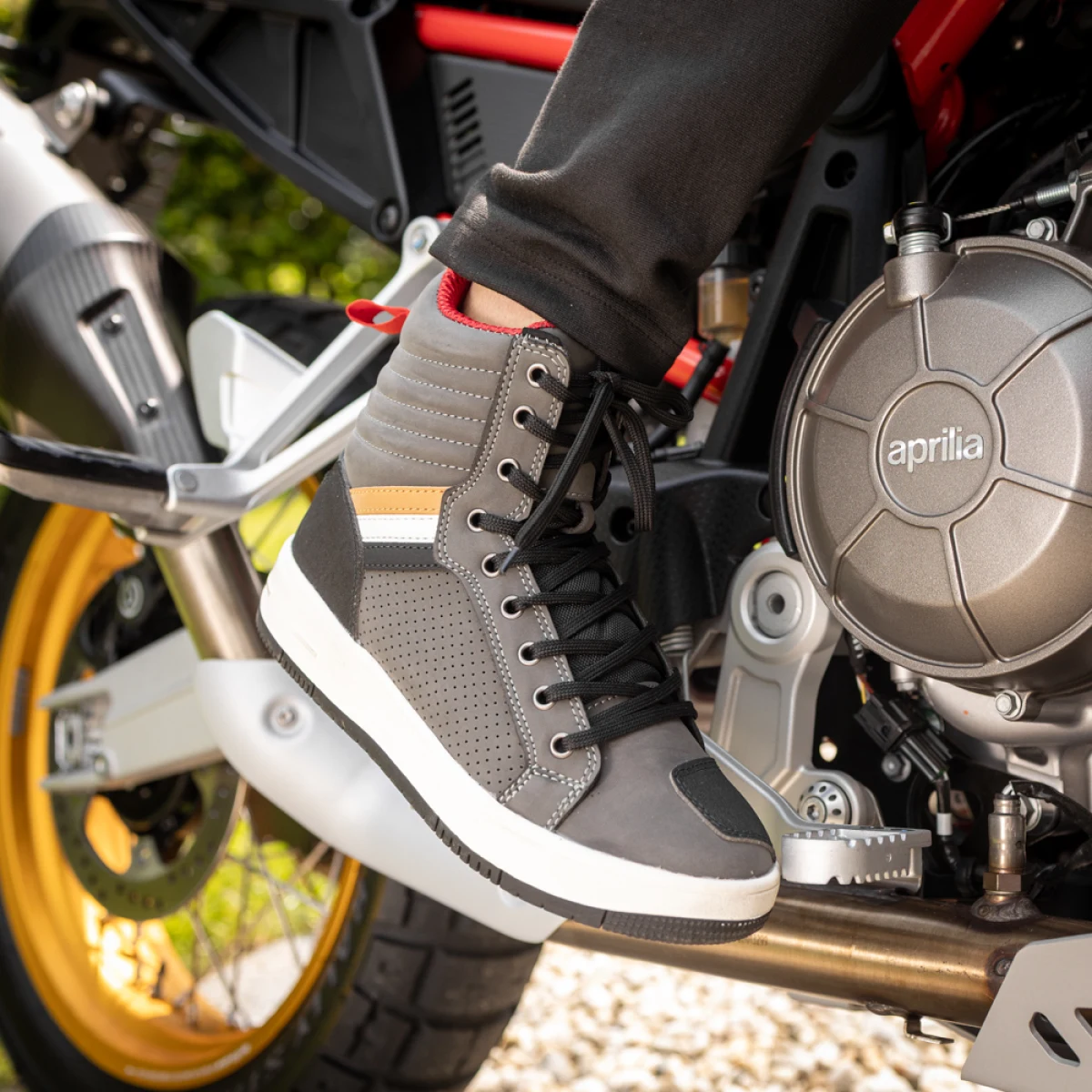 Moto topánky W-TEC Sueden Farba šedá, · záber 3