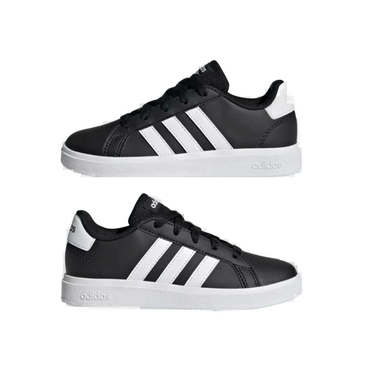 Juniorská rekreační obuv ADIDAS Grand Court 2.0 Jr core black cloud white core black · záber 5
