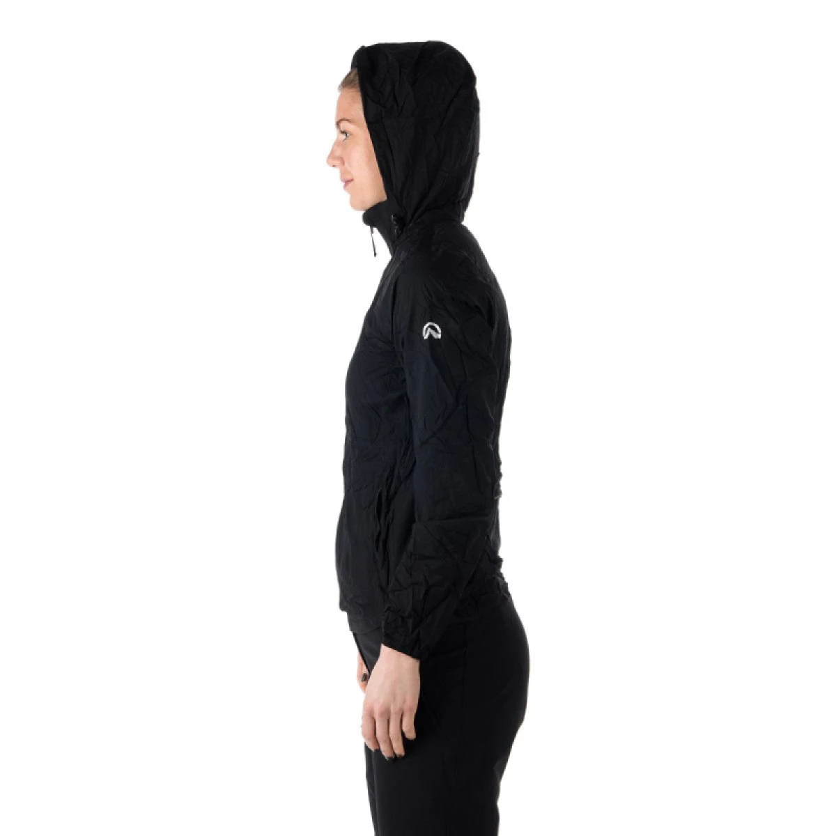 Dámská tréninková bunda s kapucí NORTHFINDER NORTHKIT-BU-4268OR-black · záber 3