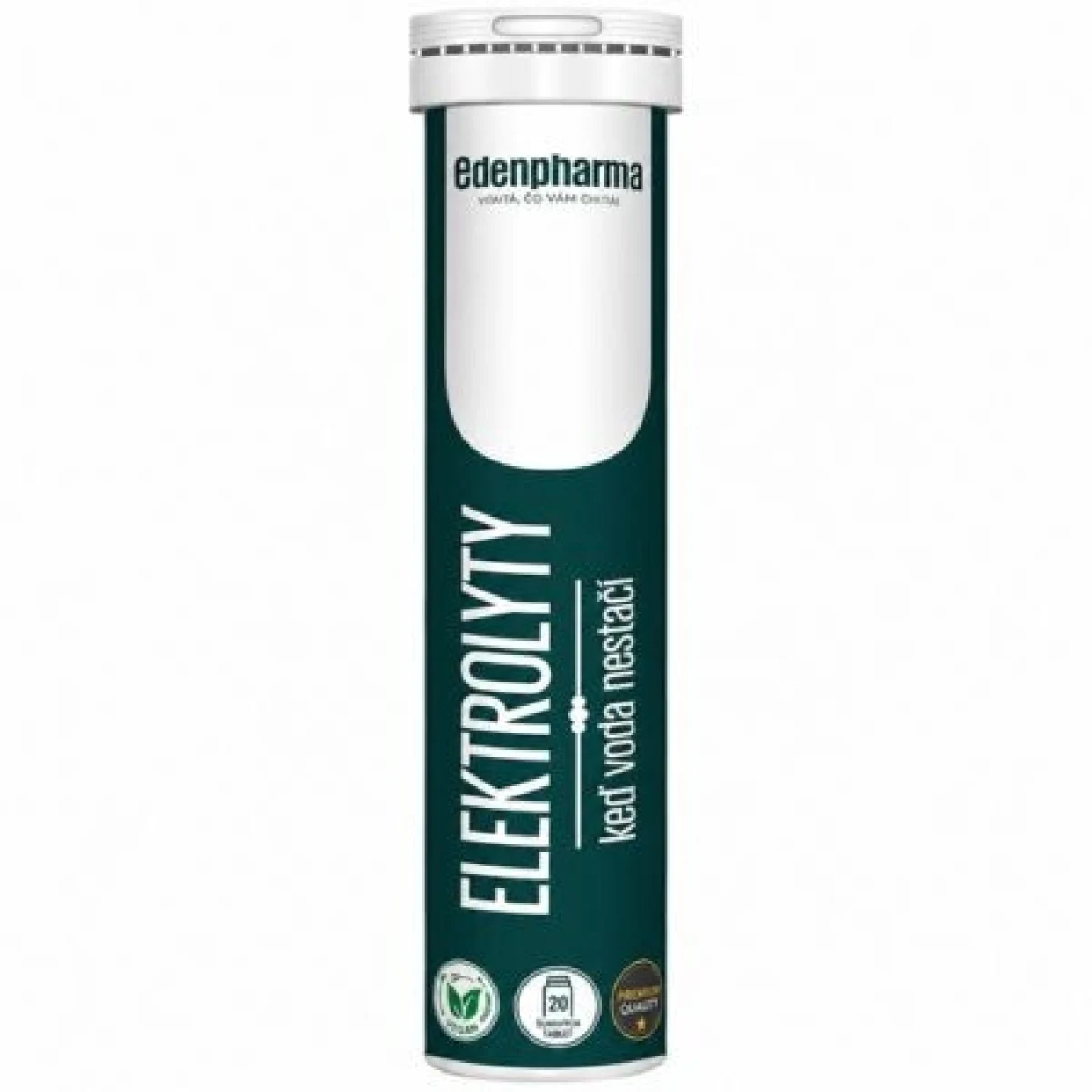 EDENPharma ELEKTROLYTY šumivé tablety príchuť pomaranč 20 ks · záber 1