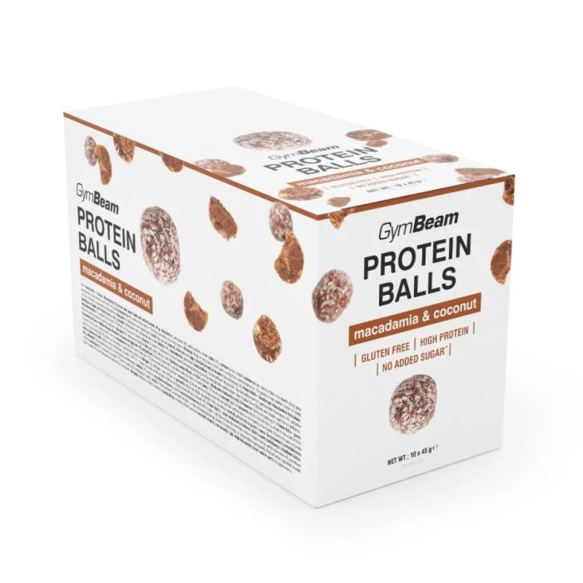 GymBeam Protein Balls - Příchuť: Macadamia coconut · záber 1