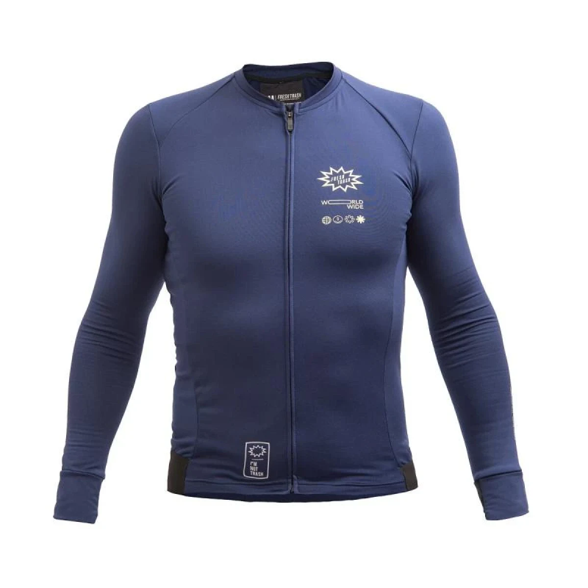 Fresh Trash Ft Men’s Signature Thermo Jersey Deep Blu - Velikost: M | Barva: Modrá · záber 1