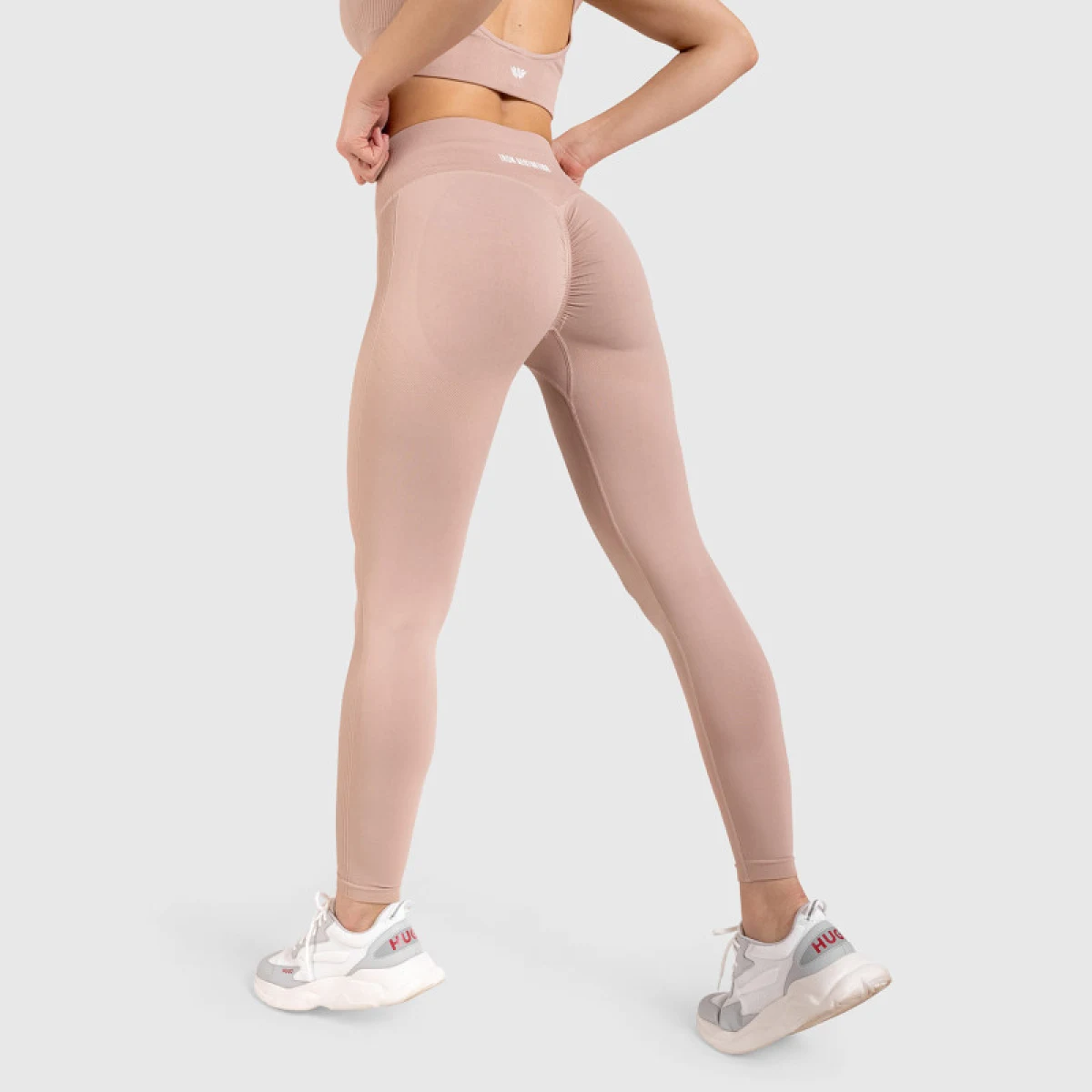 Bezšvové legíny Iron Aesthetics Seamless Butt, ružové · záber 4