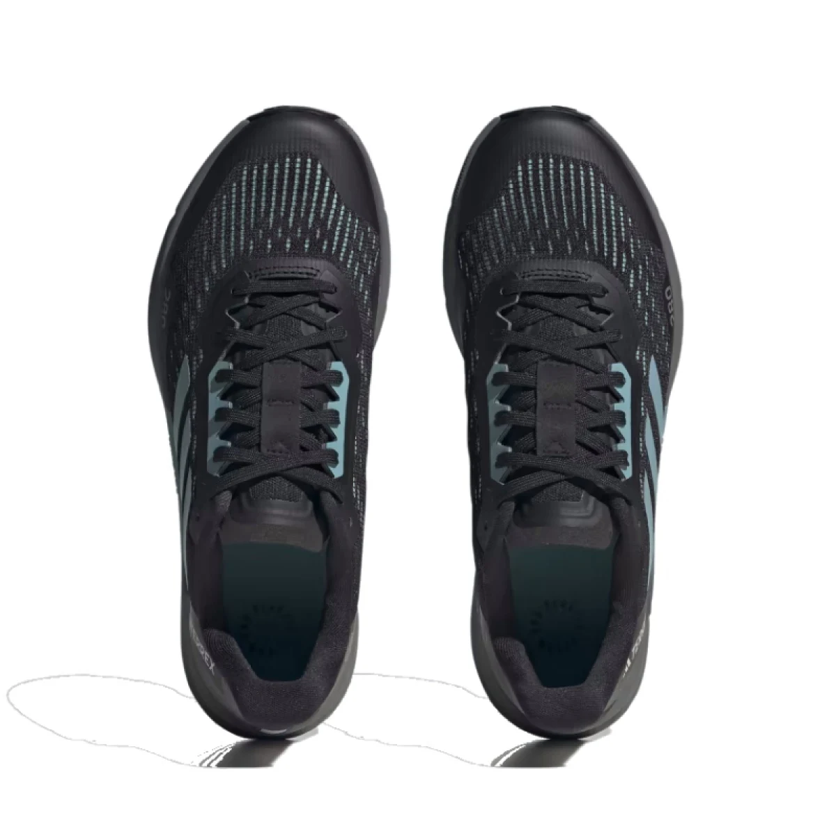 Dámská běžecká trailová obuv ADIDAS Terrex Agravic Flow 2.0 core black dash grey cloud white · záber 3