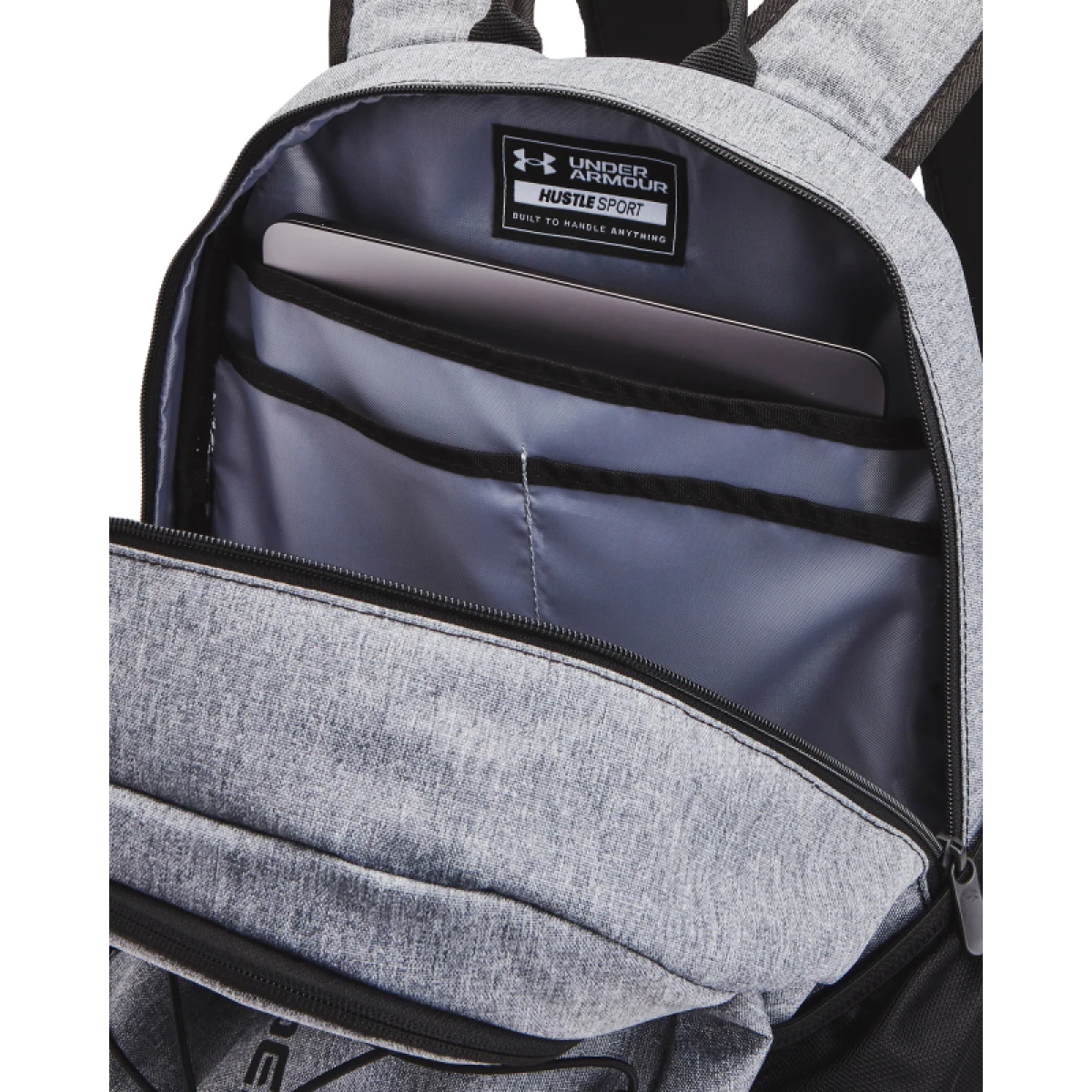 Batoh UNDER ARMOUR UA Hustle Sport Backpack-GRY · záber 3