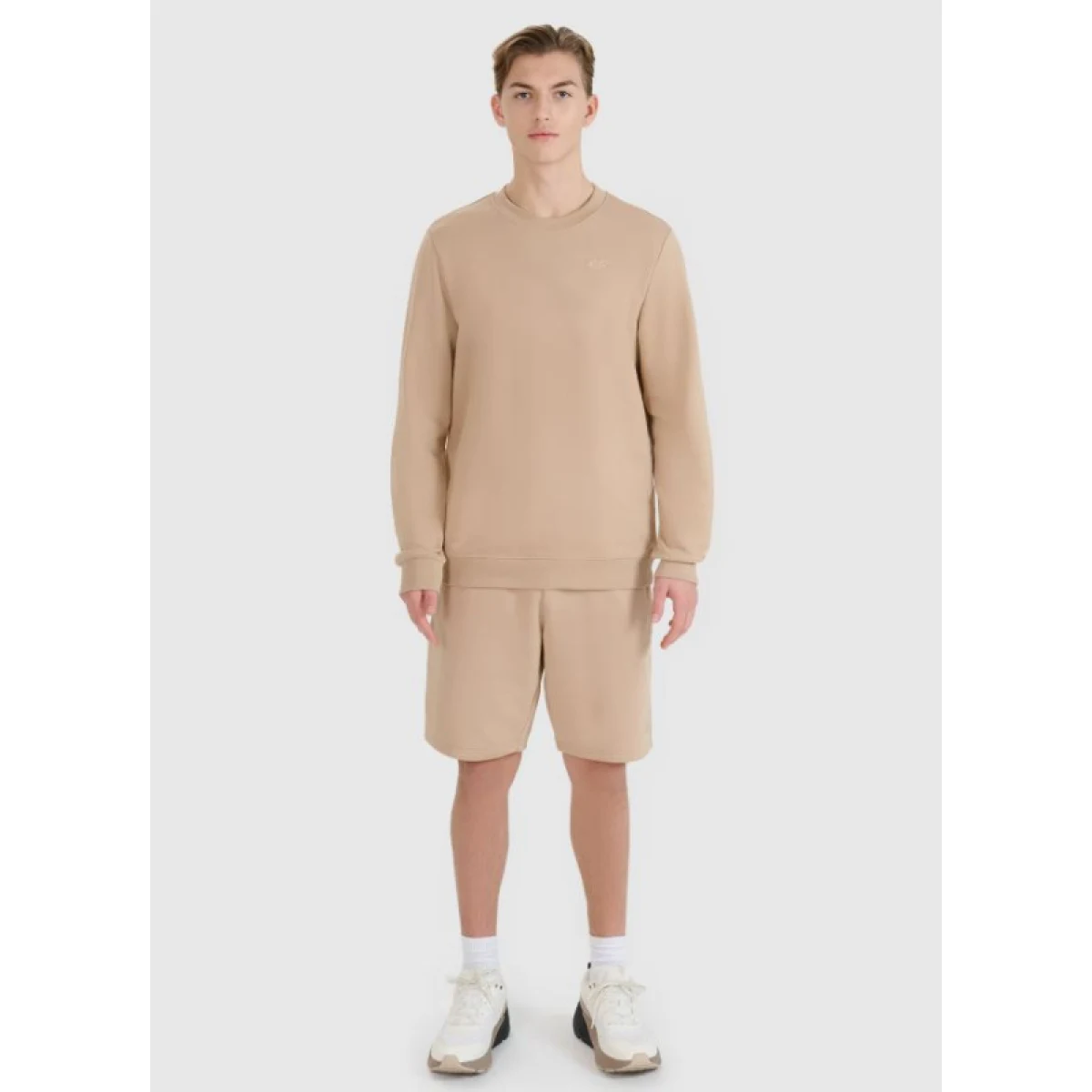 Pánská mikina 4F SWEATSHIRT M1622-83S-BEIGE · záber 4