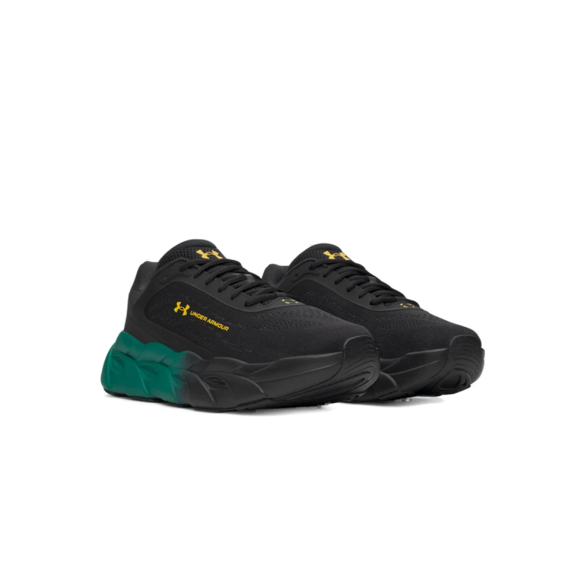 Férfi futócipők UNDER ARMOUR UA Halo Runner NM M black valiant green campus gold · záber 3