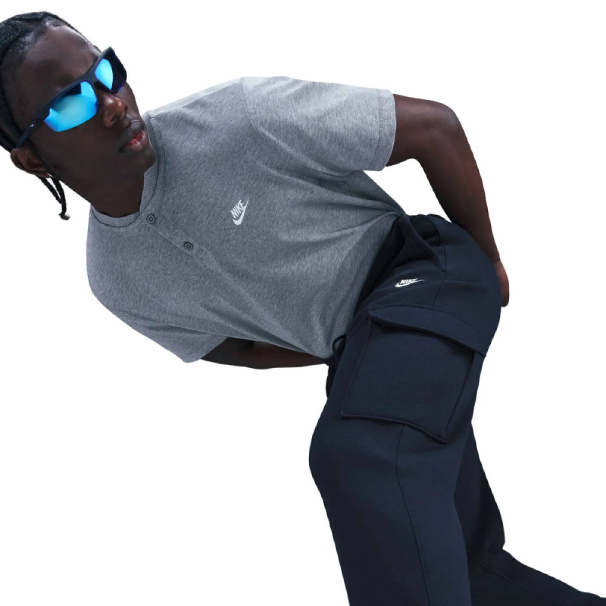 Pánske tepláky NIKE M NK CLUB BB CARGO PANT · záber 5