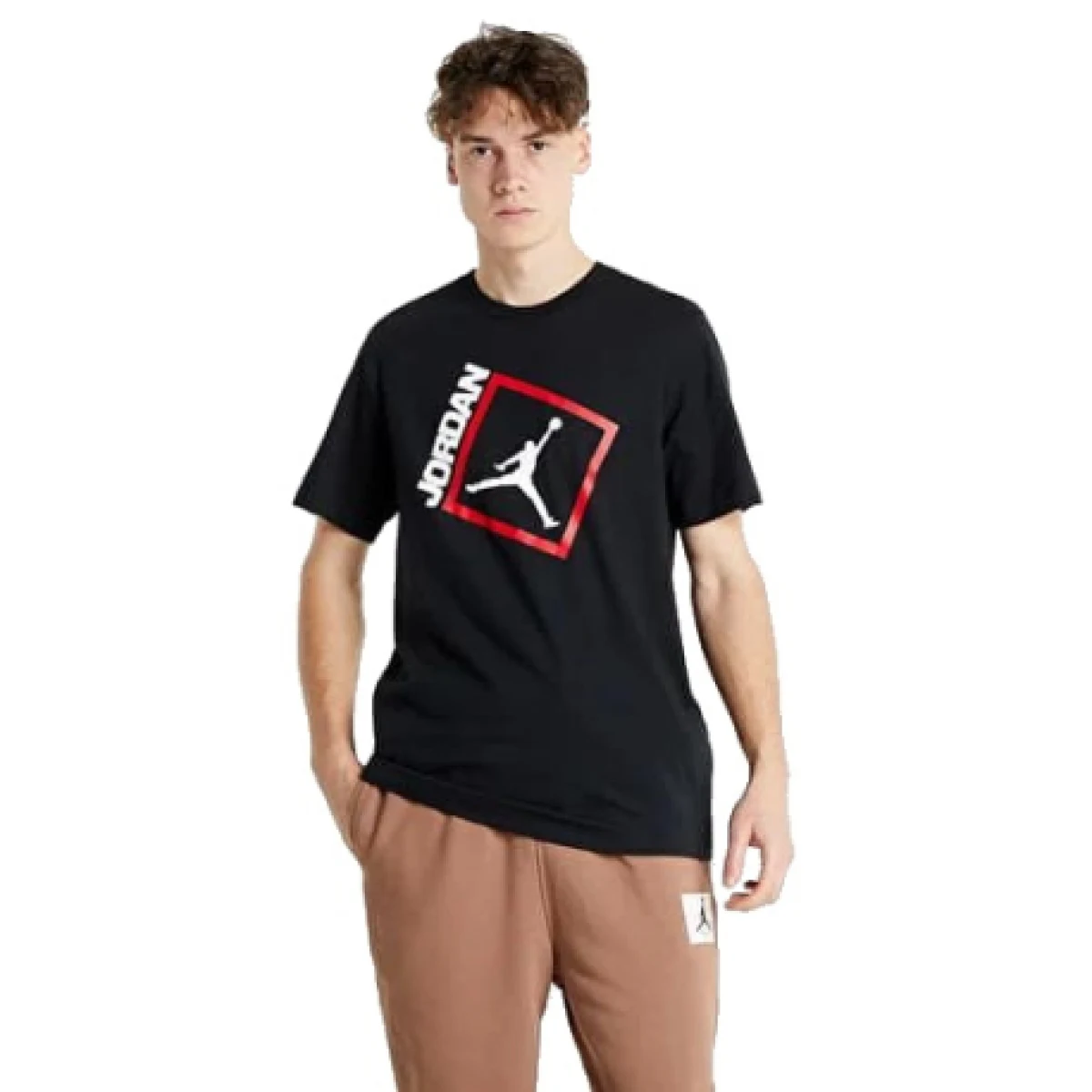Pánske tričko s krátkym rukávom NIKE M JORDAN JUMPMAN BOX SS CREW-011 BLACK · záber 1