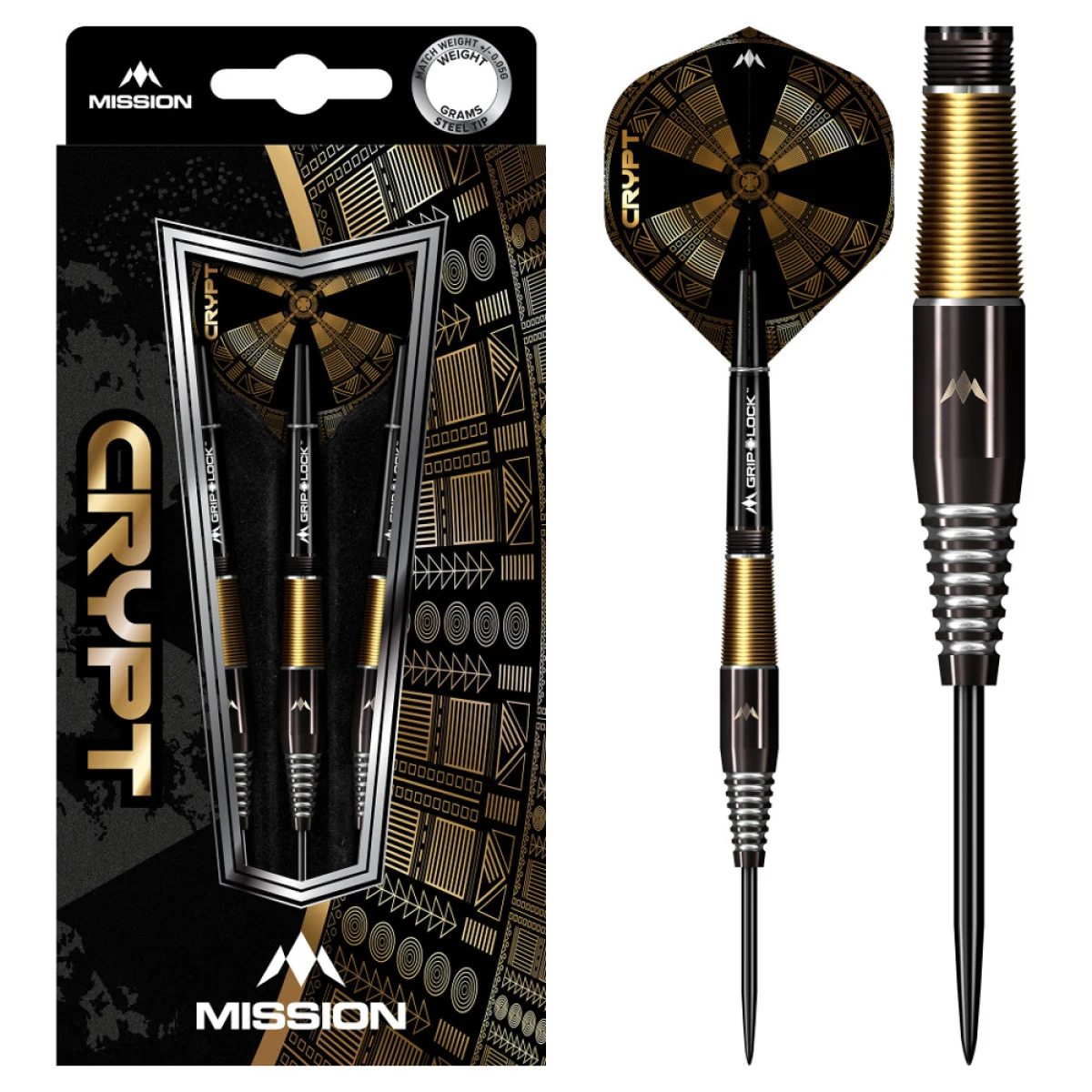 Mission Crypt Black & Gold PVD M2 90% Steel 23 g · záber 3