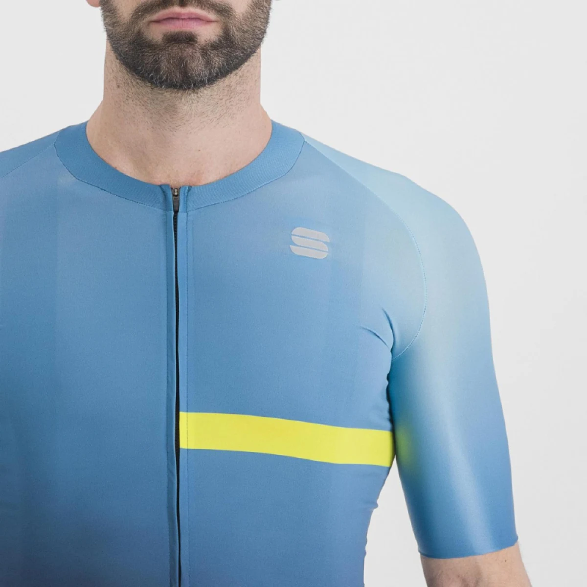 Pánský cyklistický dres s krátkým rukávem SPORTFUL Bomber jersey, berry blue cedar · záber 5