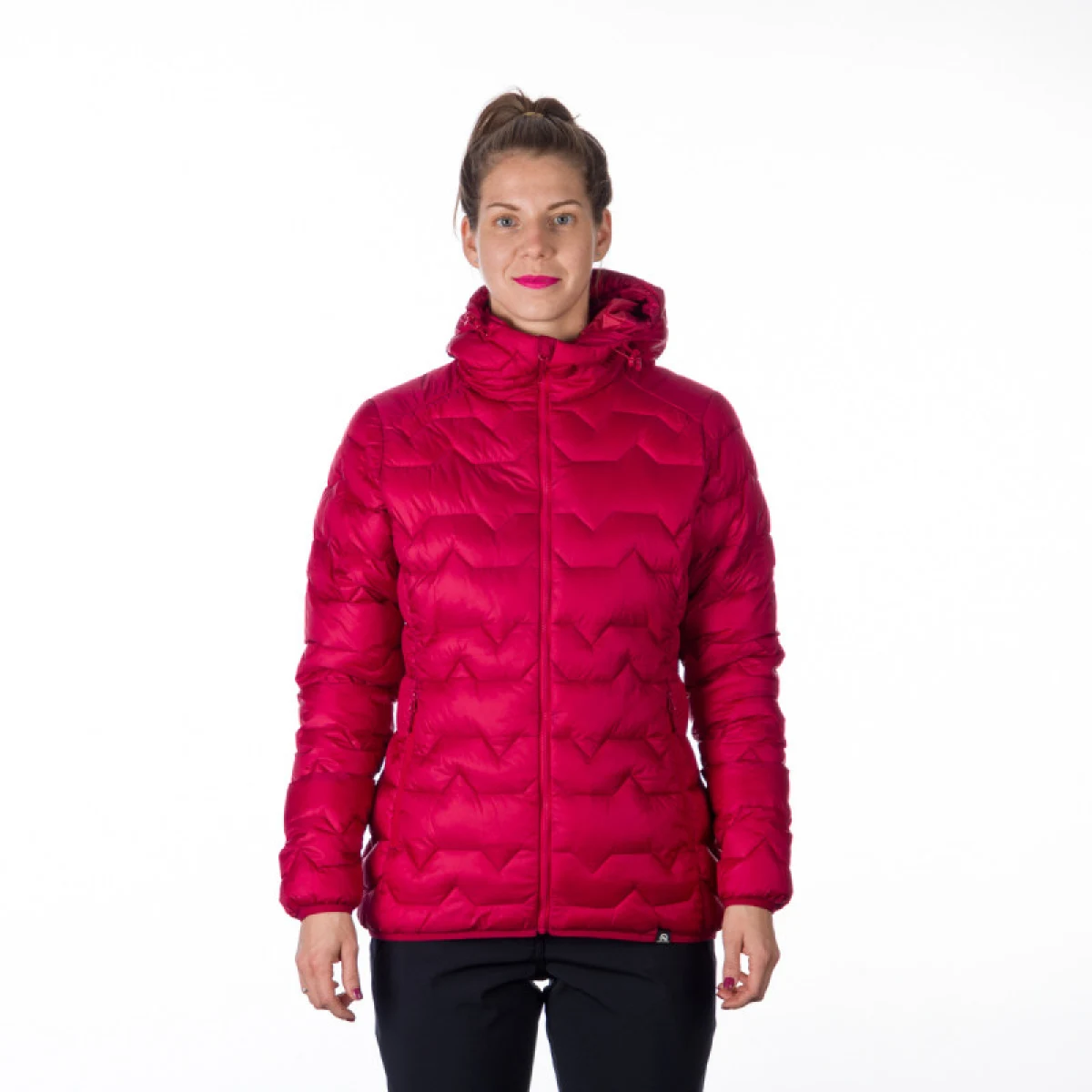 Dámská turistická bunda NORTHFINDER ELMA-510-cherry · záber 3