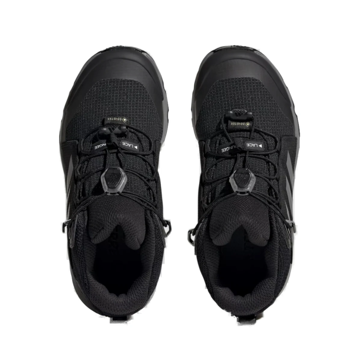 Juniorská kotníková turistická obuv ADIDAS Terrex Mid Jr GTX core black grey three core black · záber 4