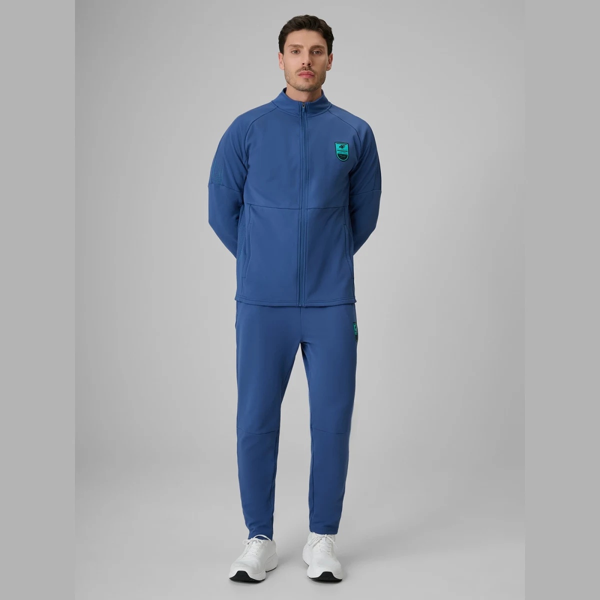 Pánské rychleschnoucí fotbalové kalhoty - denim · záber 1