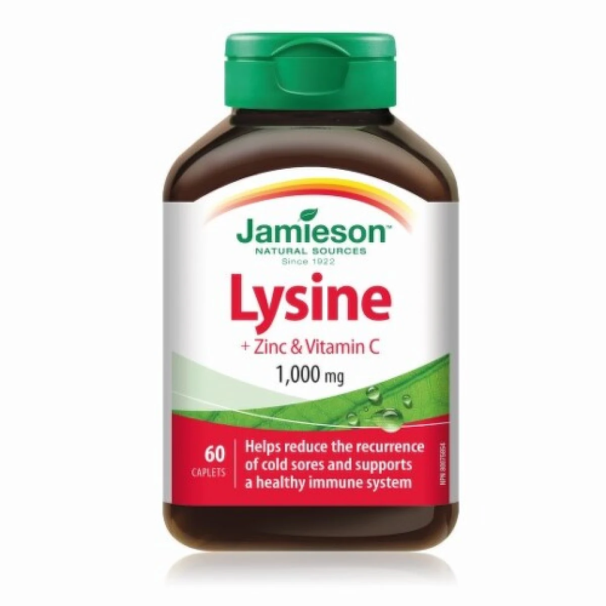 JAMIESON Lyzín 1 000 mg so zinkom a vitamínom C 60 tabliet · záber 1