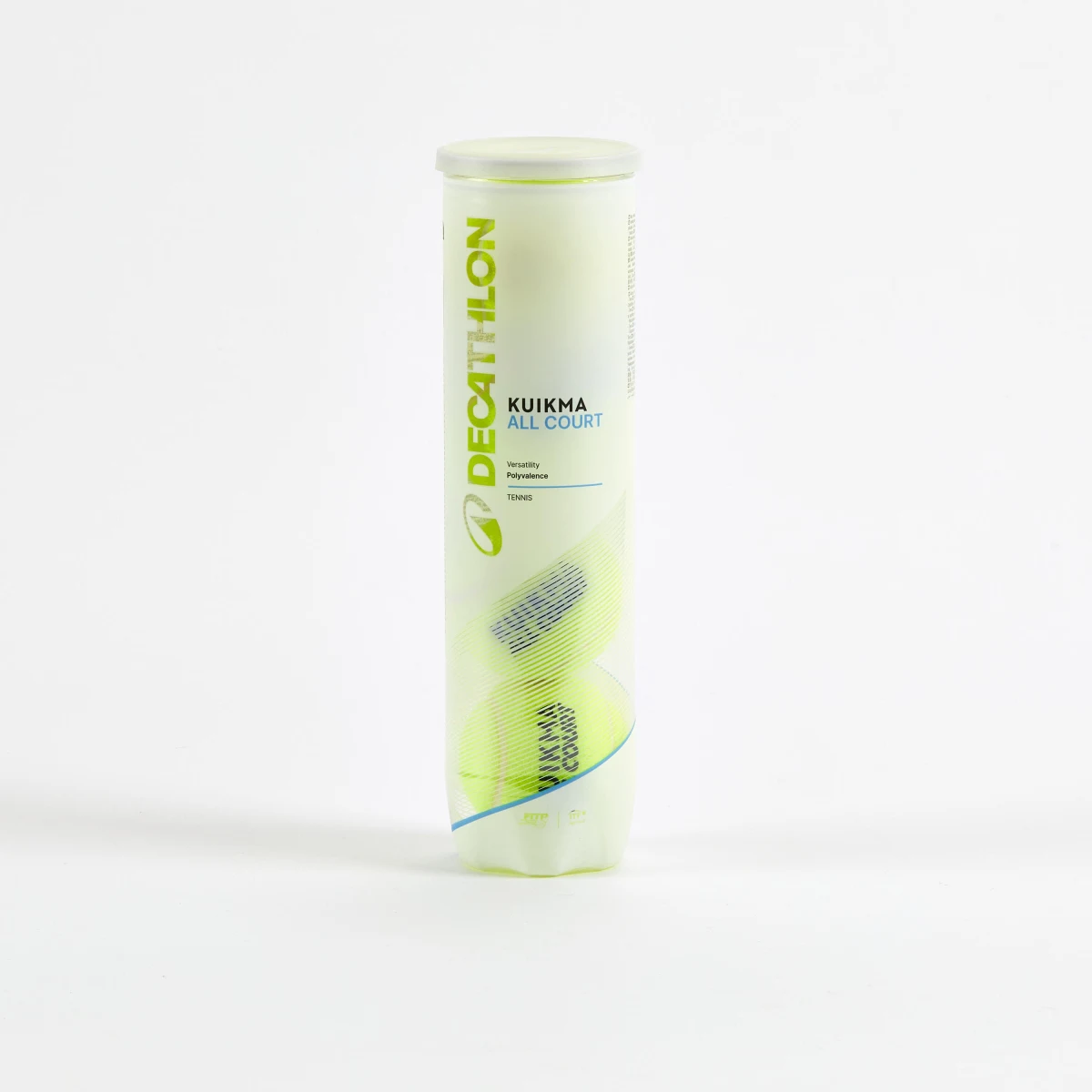 KUIKMA Tenisové loptičky Comfort univerzálne 4 ks žlté bez · záber 1