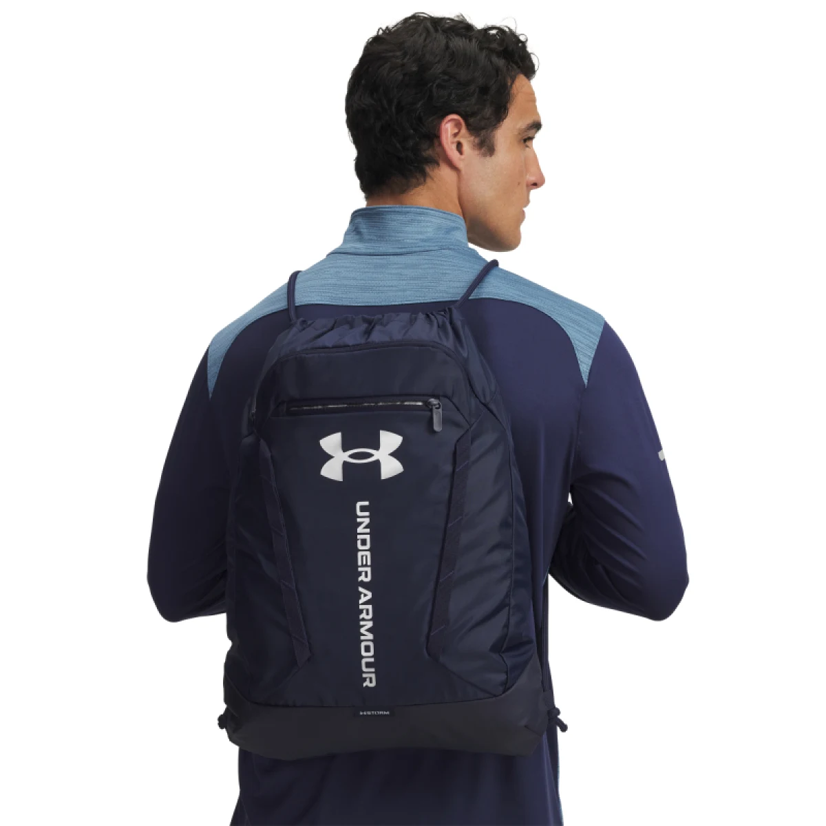 Batoh UNDER ARMOUR UA Hustle Sackpack-BLU · záber 3