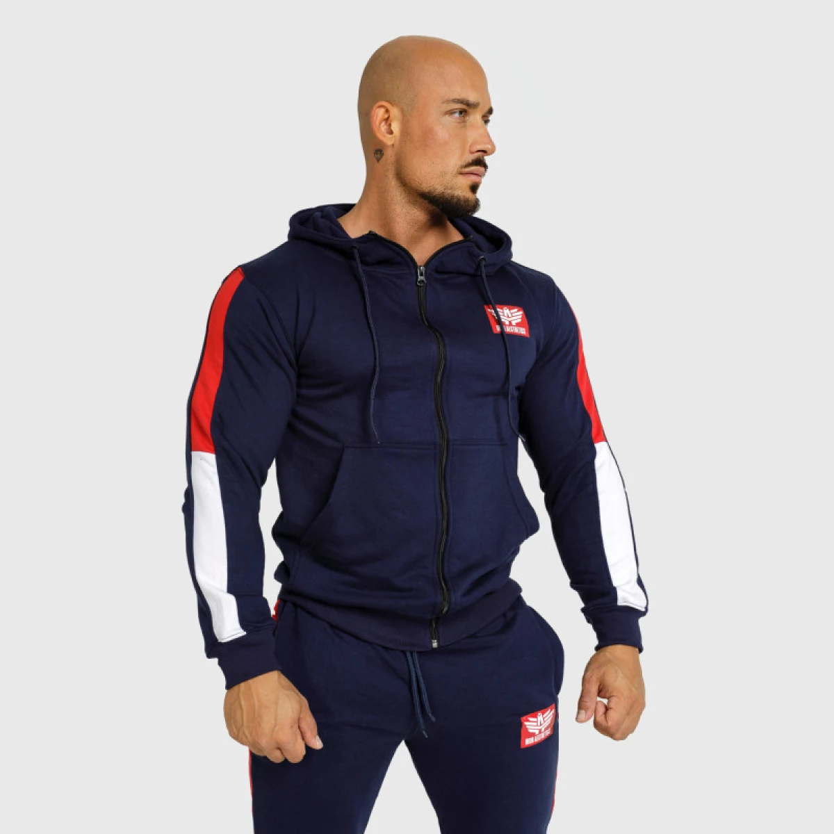 Pánska tepláková súprava Iron Aesthetics Tricolora, čierna · záber 4