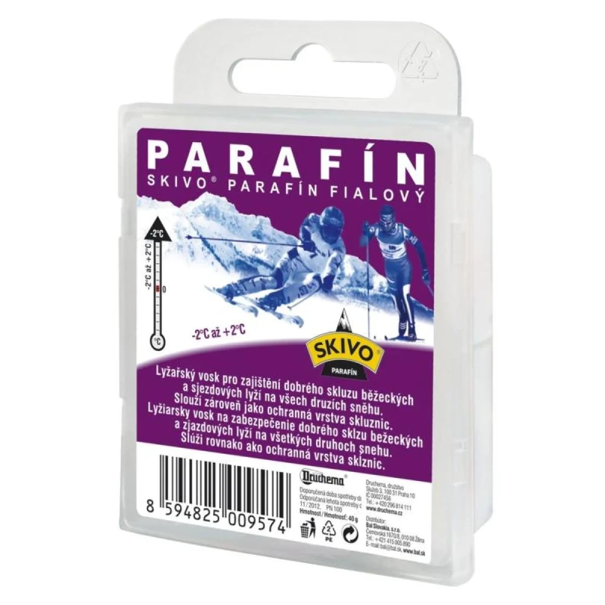 Skivo Parafín fialový 40 g · záber 1