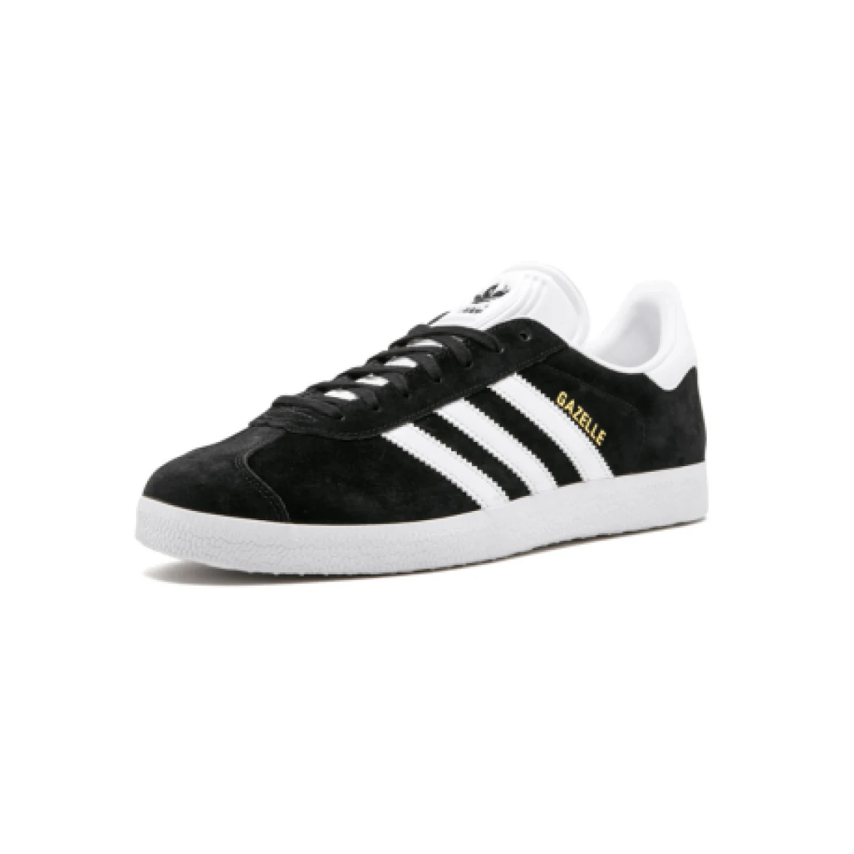 Pánská vycházková obuv ADIDAS ORIGINALS Gazelle M core black white gold met · záber 1