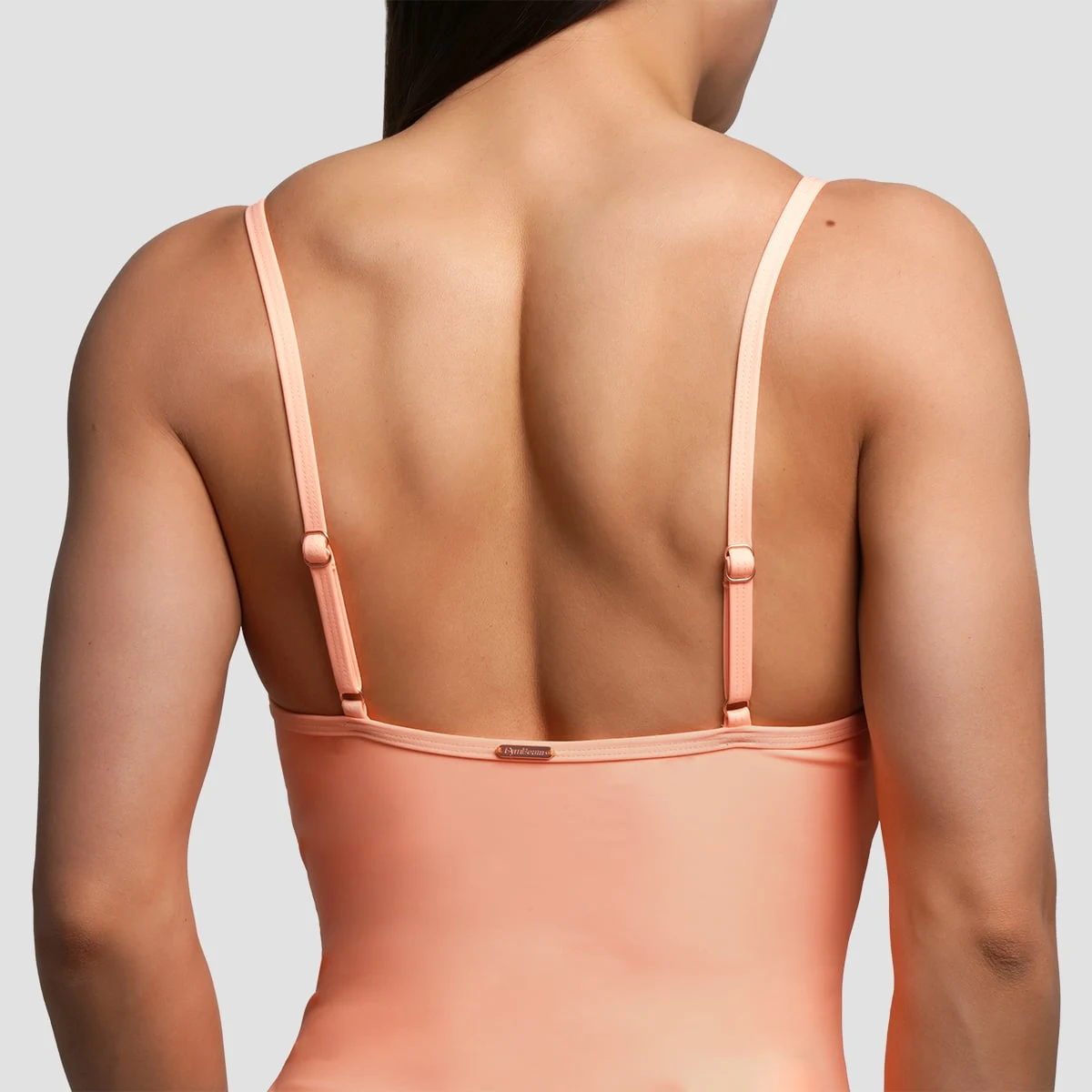 GymBeam Jednodílné plavky ARUBA Peach - Velikost: M | Barva: Oranžová | Hmotnost: 0,14 kg · záber 3