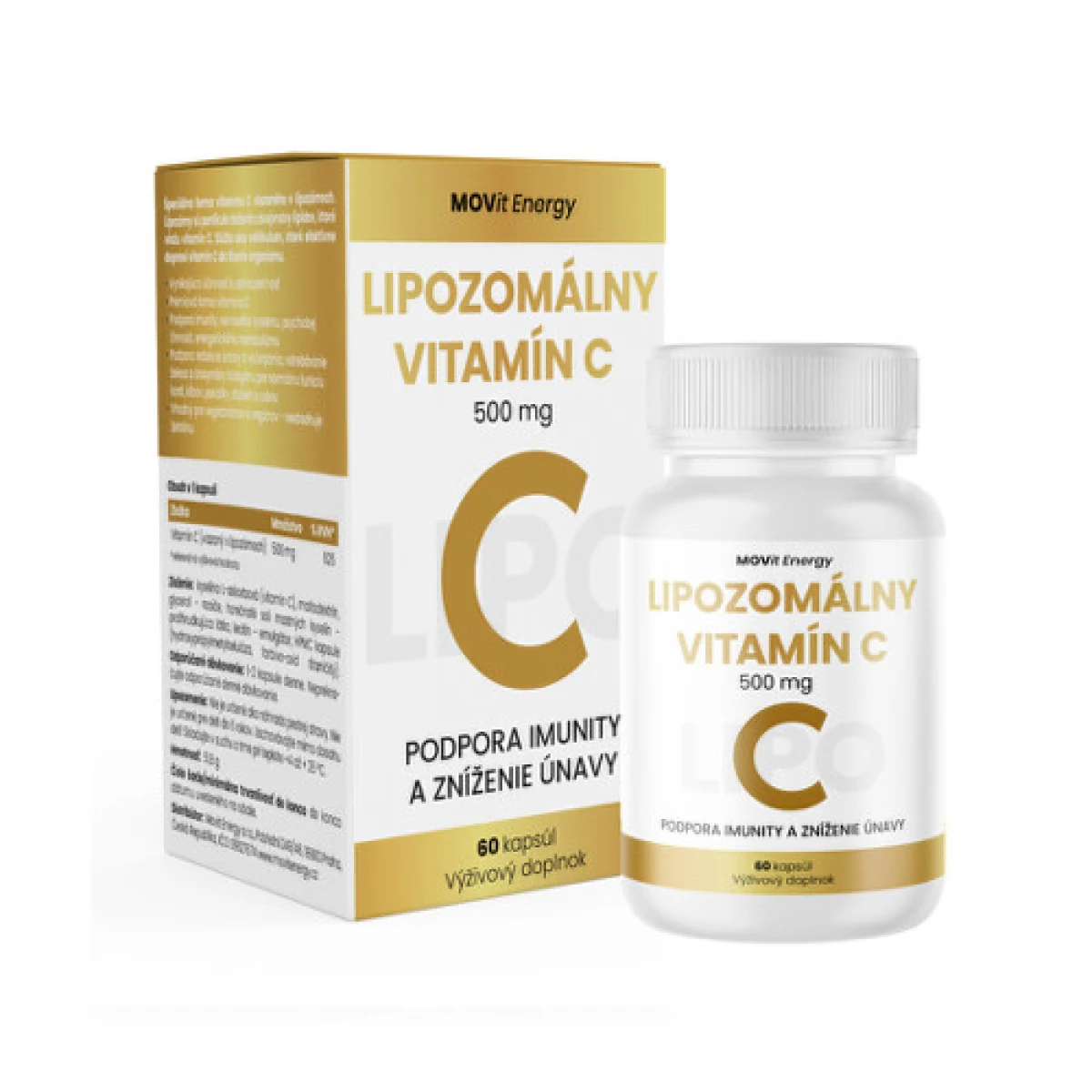 MOVIT Lipozomálny vitamín C 500 mg 60 kapsúl · záber 1