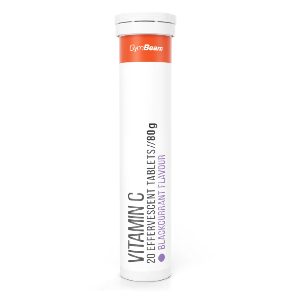 GymBeam Vitamín C 1000 mg šumivý 20 tab. čierne ríbezle · záber 1