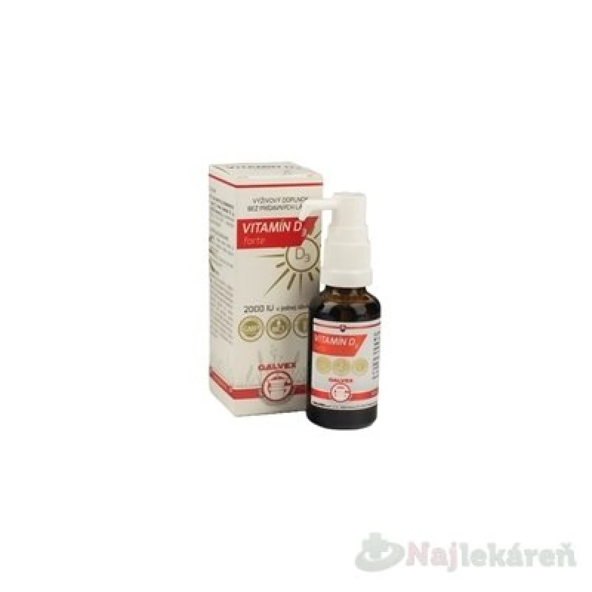 GALVEX Vitamín D3 forte 30 ml - Objem: 30 ml · záber 1