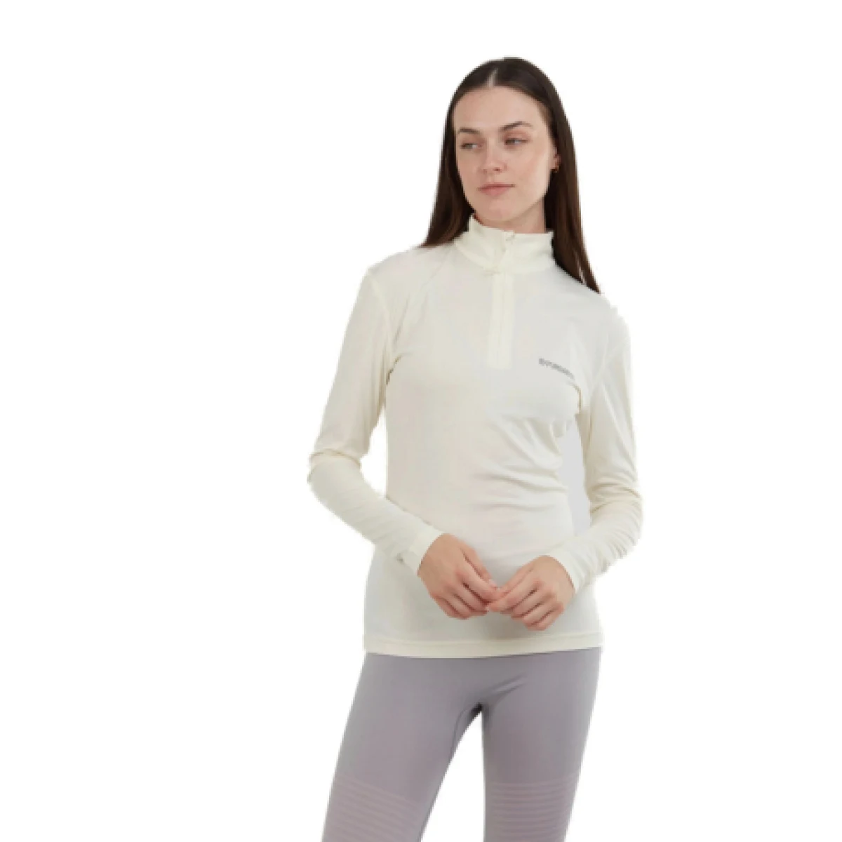 Dámské termo tričko s dlouhým rukávem FUNDANGO Yade Baselayer-150-butter · záber 1