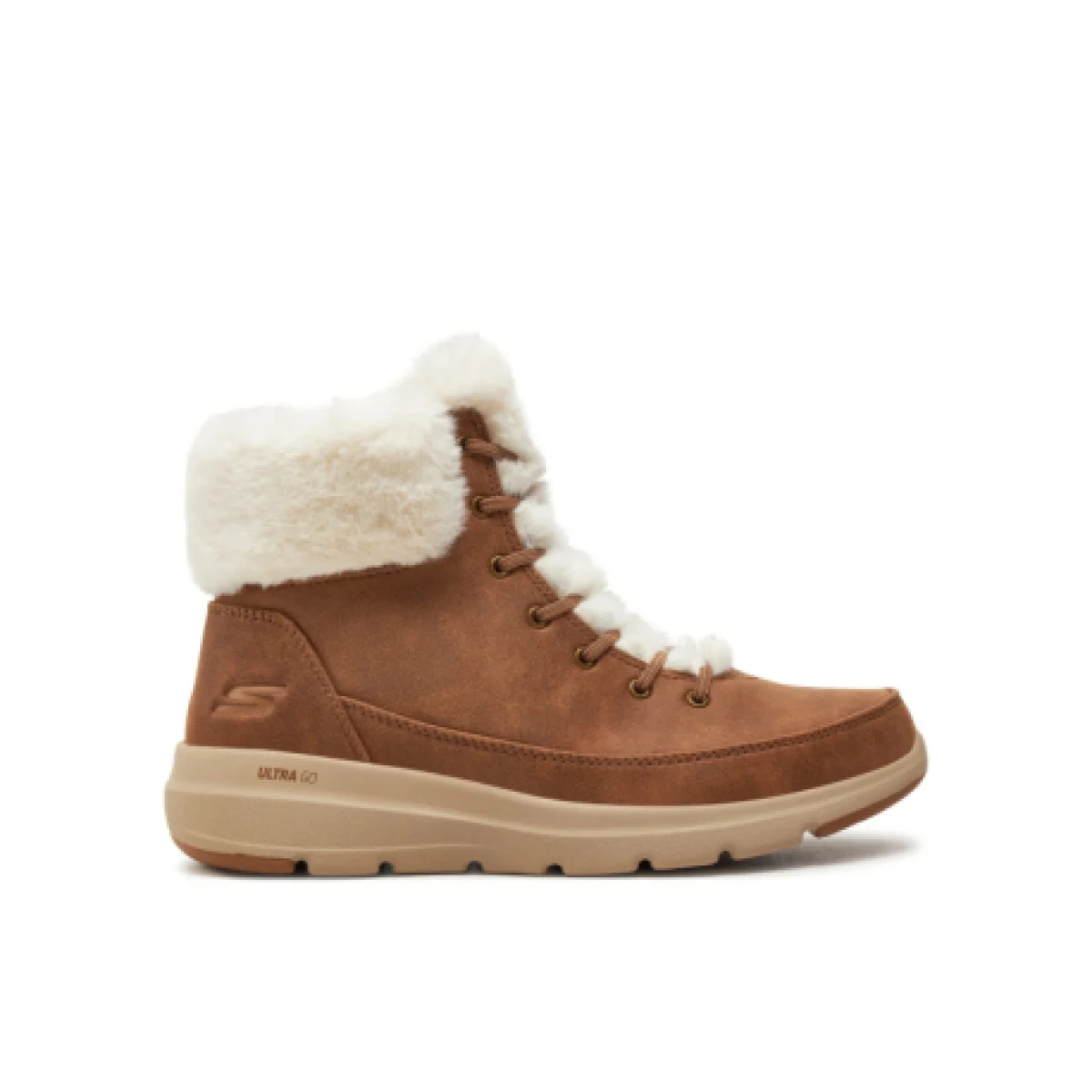 Dámské kotníkové zimní boty SKECHERS Glacial Ultra W chestnut · záber 1