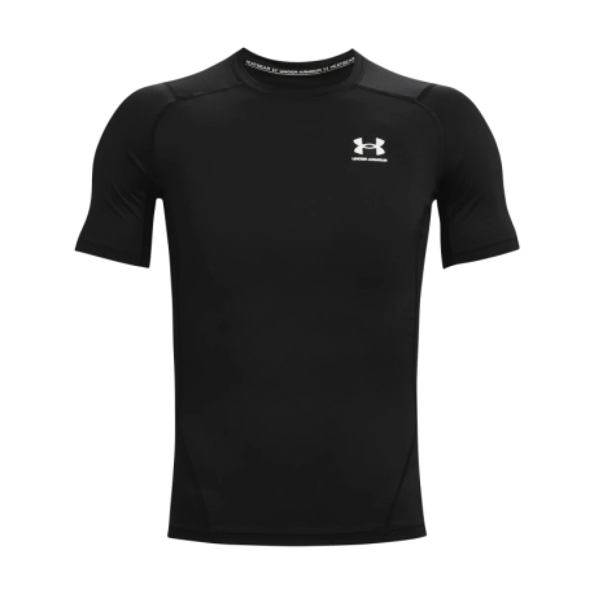 Pánské kompresní tričko s krátkým rukávem UNDER ARMOUR UA HG Armour Comp SS-BLK · záber 1