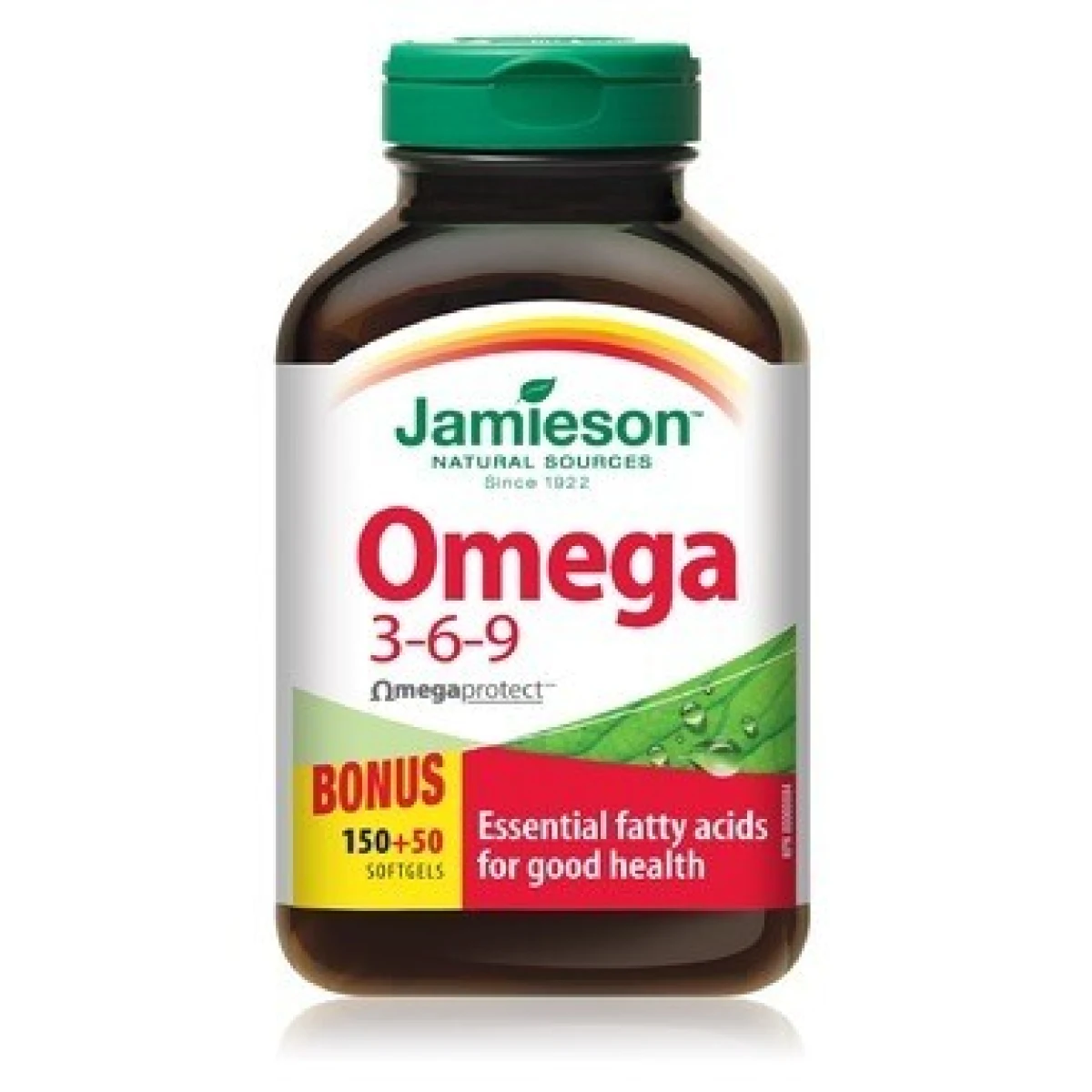 JAMIESON Omega 3-6-9 150 + 50 kapsúl ZADARMO · záber 1