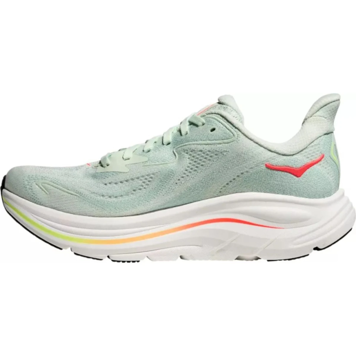 Dámská běžecká obuv HOKA Clifton 10 W sea glass neon flame · záber 2