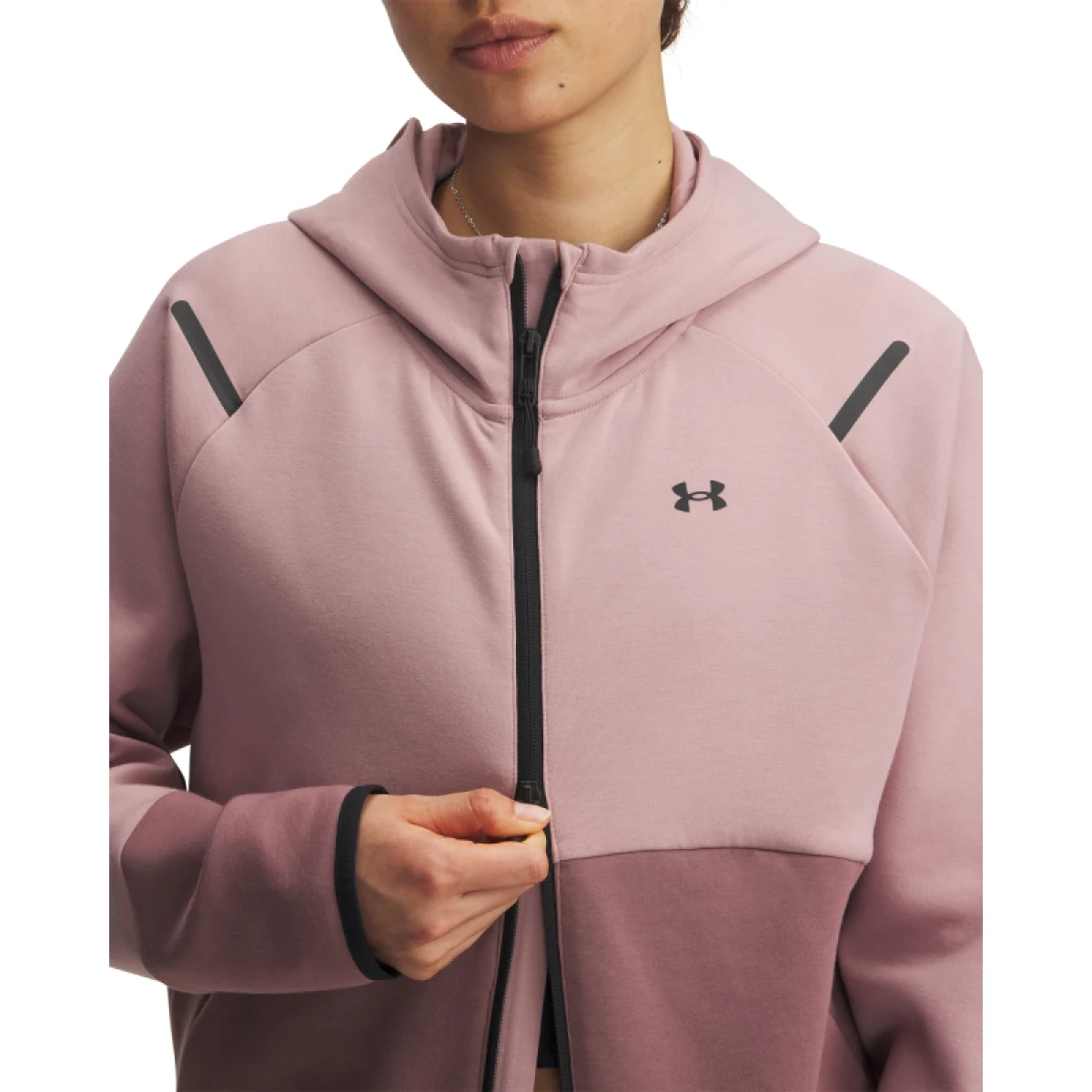 Dámská zateplená mikina se zipem UNDER ARMOUR Unstoppable Fleece FZ · záber 2