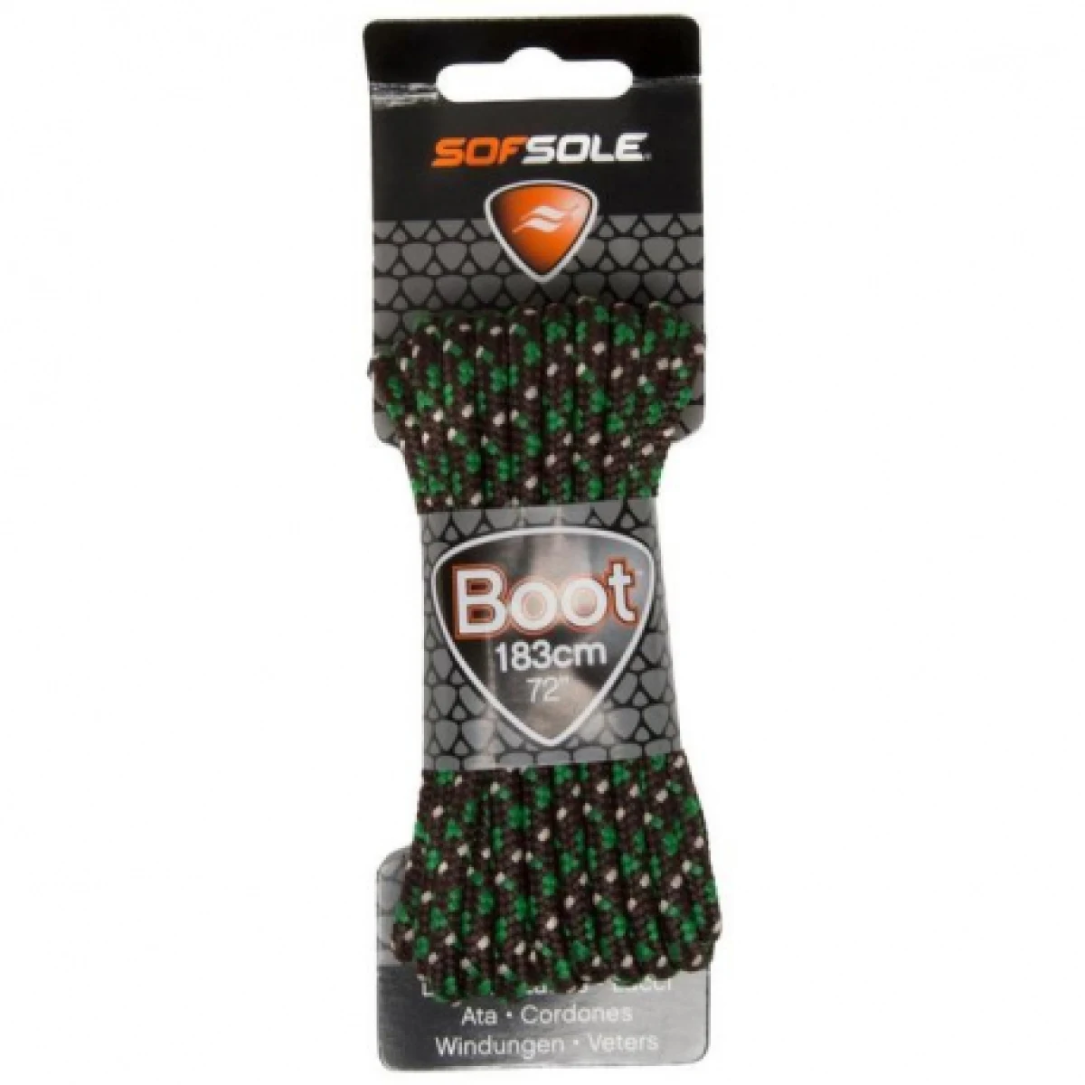 Šnúrky do topánok SOFSOLE CAMO Green · záber 1
