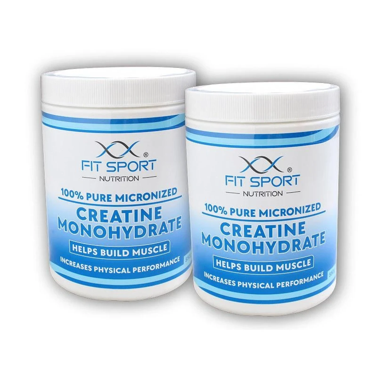 FitSport Nutrition 2x 100% Pure Micronized Creatine Monohydrate 550g · záber 1