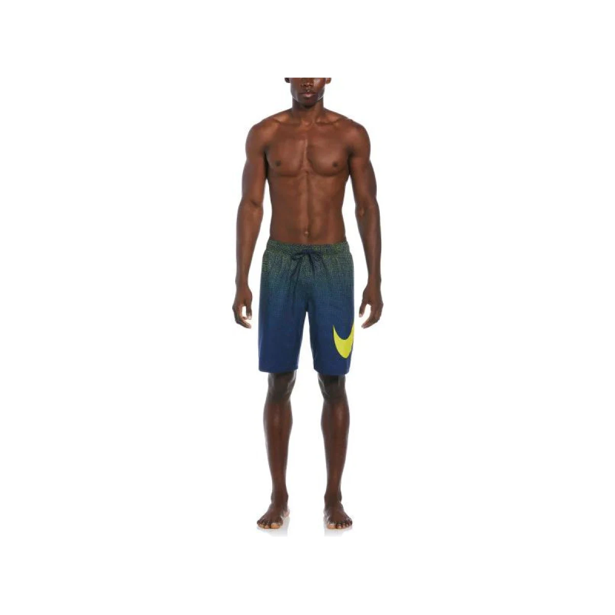 Pánské plavky NIKE SWIM Grid Swoosh Breaker 9 inch-730-opti yellow · záber 4
