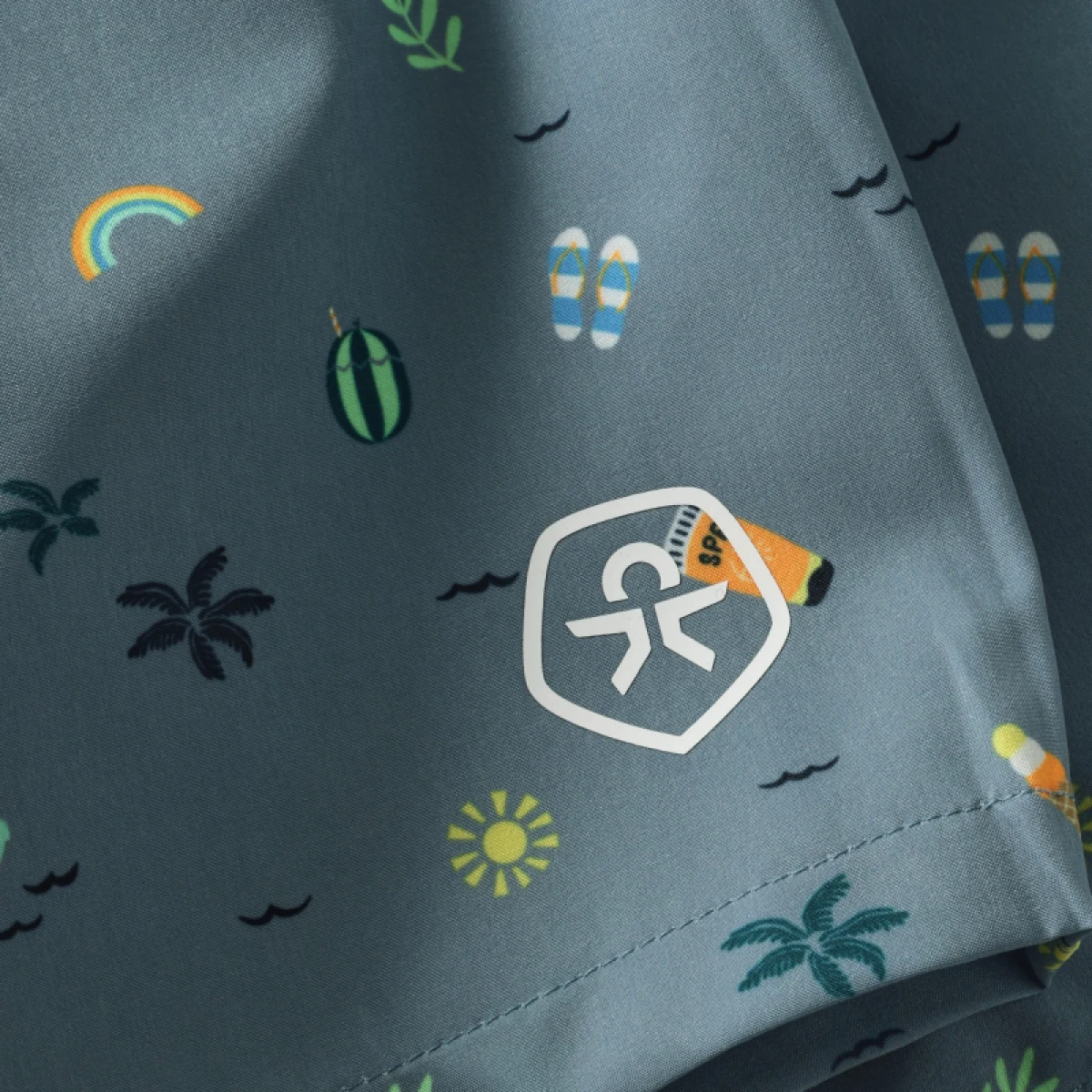 Gyerek fürdőruhák COLOR KIDS Swim Shorts, AOP-7450-Coronet Blue · záber 3