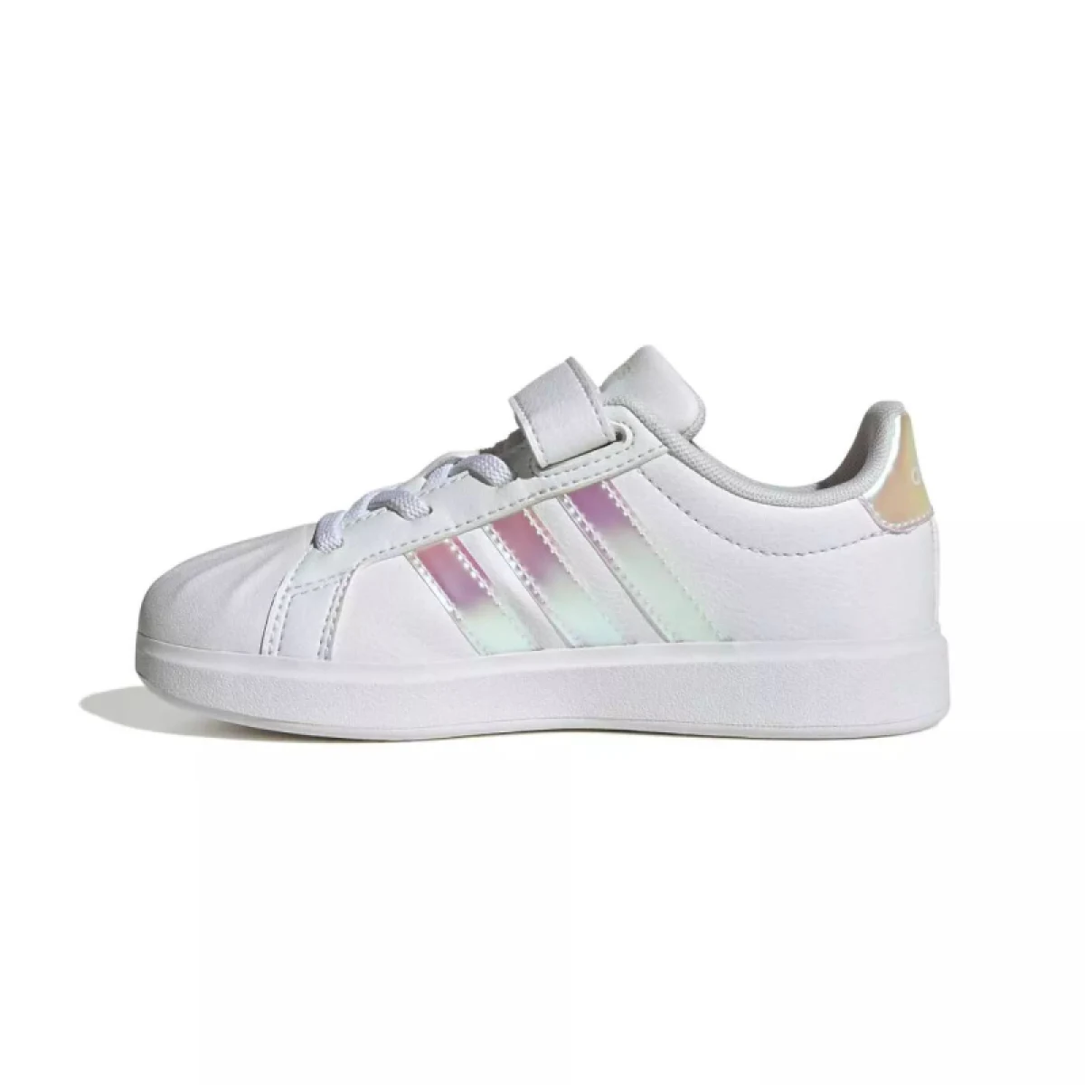 Dievčenská rekreačná obuv ADIDAS Streettalk K cloud white iridescent core white · záber 3