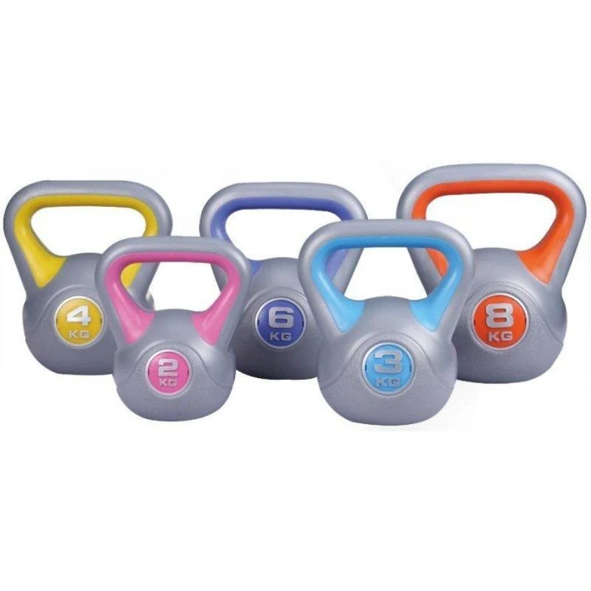 Liveup ČINKA KETTLEBELL Plastic - Barva: Vícebarevná · záber 1