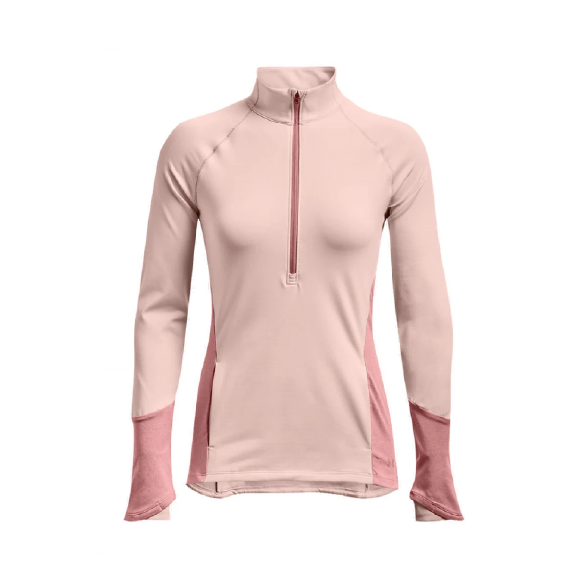 Dámska tréningová mikina s 1 2 zipsom UNDER ARMOUR UA ColdGear 1 2 Zip-PNK 685 · záber 5