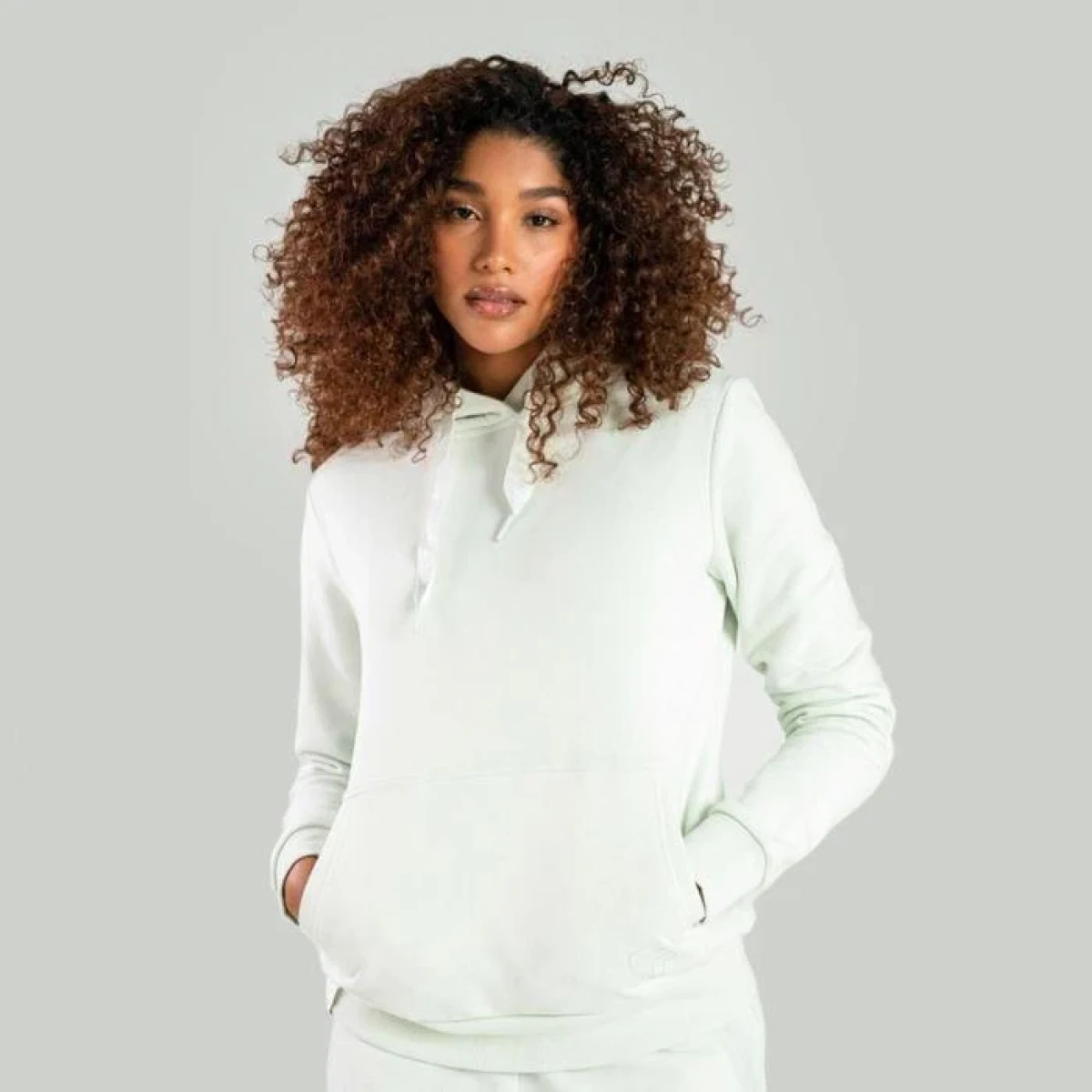 STRIX Dámská mikina Hoodie Aster Moon Grey - Velikost: XS | Barva: sivá | Pohlavie: Dámské | Hmotnost: 0,56 kg · záber 6