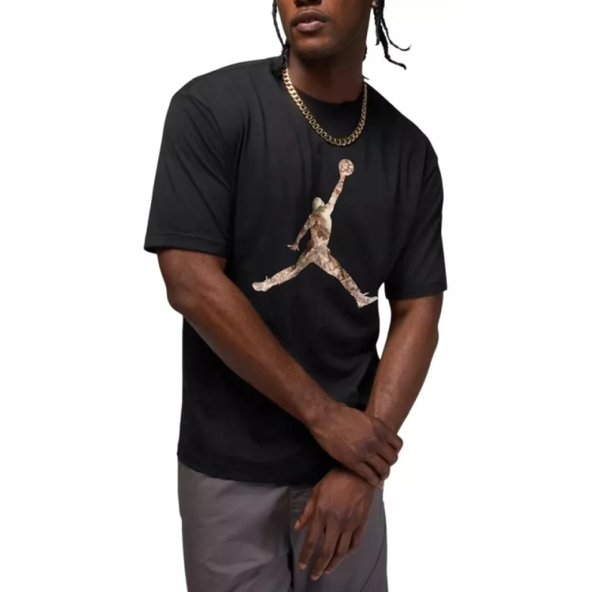 Pánské tričko s krátkým rukávem NIKE JORDAN BRK RLT JM SS CREW 010 BLACK · záber 3