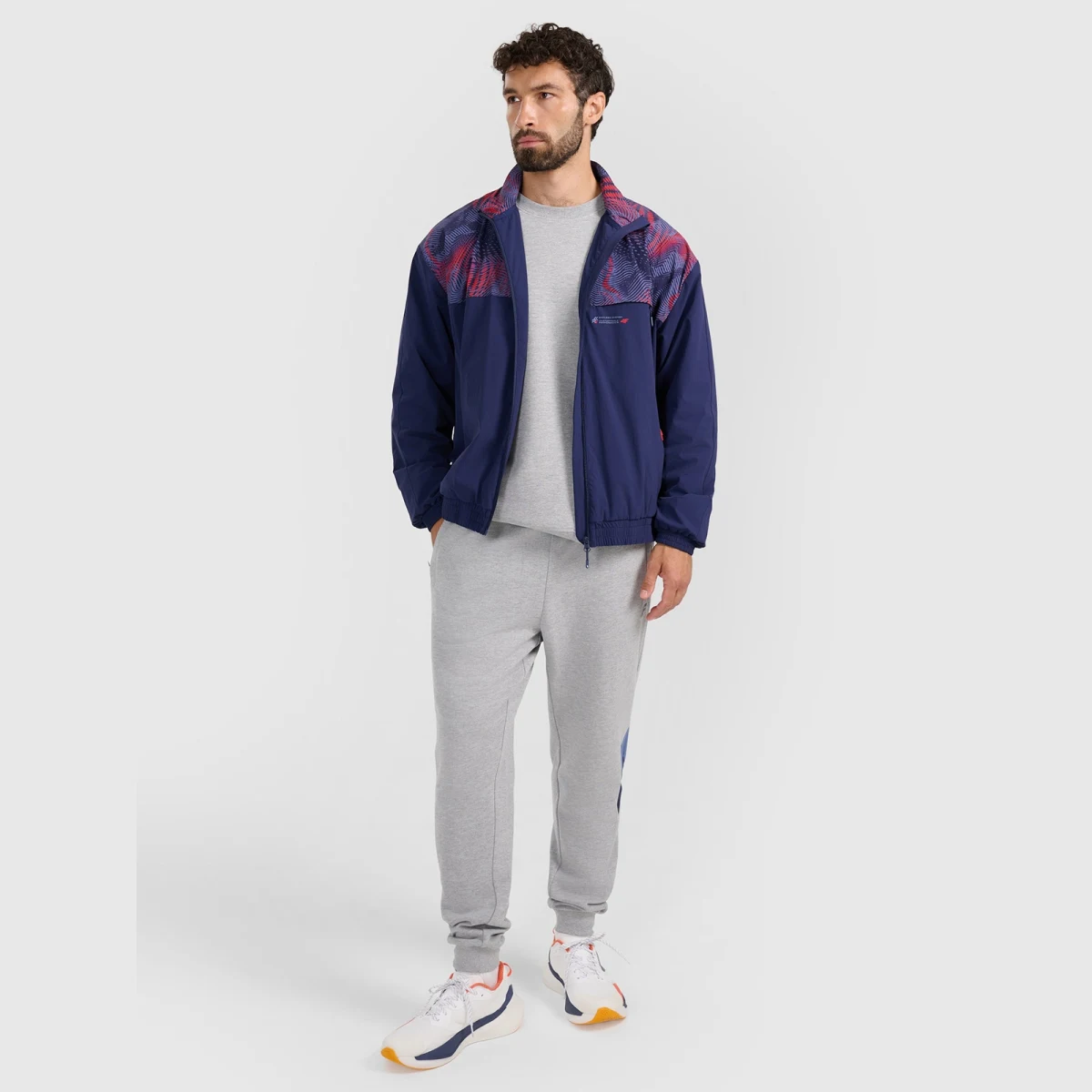 Pánská přechodová bunda - tmavě modrá · záber 2