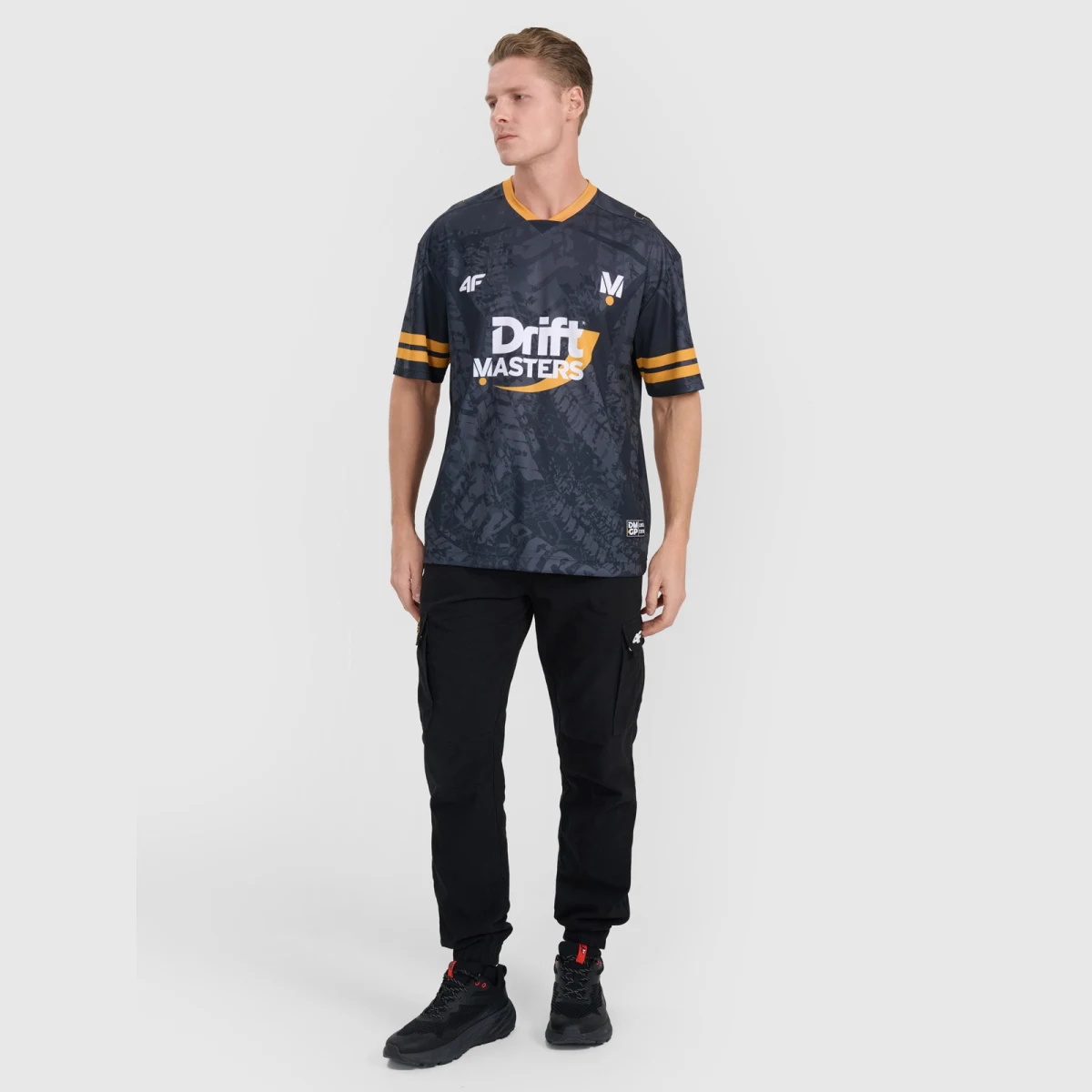Unisex rychleschnoucí tričko 4F x Drift Masters - černé · záber 2
