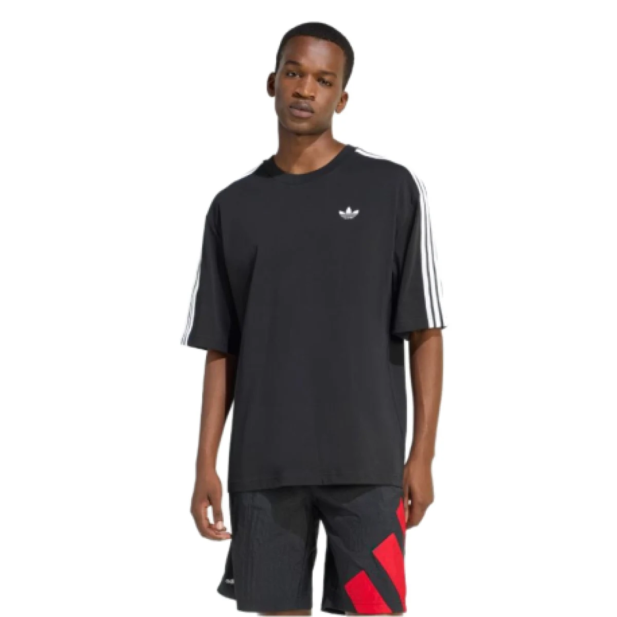 Pánske tričko s krátkym rukávom ADIDAS ORIGINALS 3S TEE BLACK · záber 1