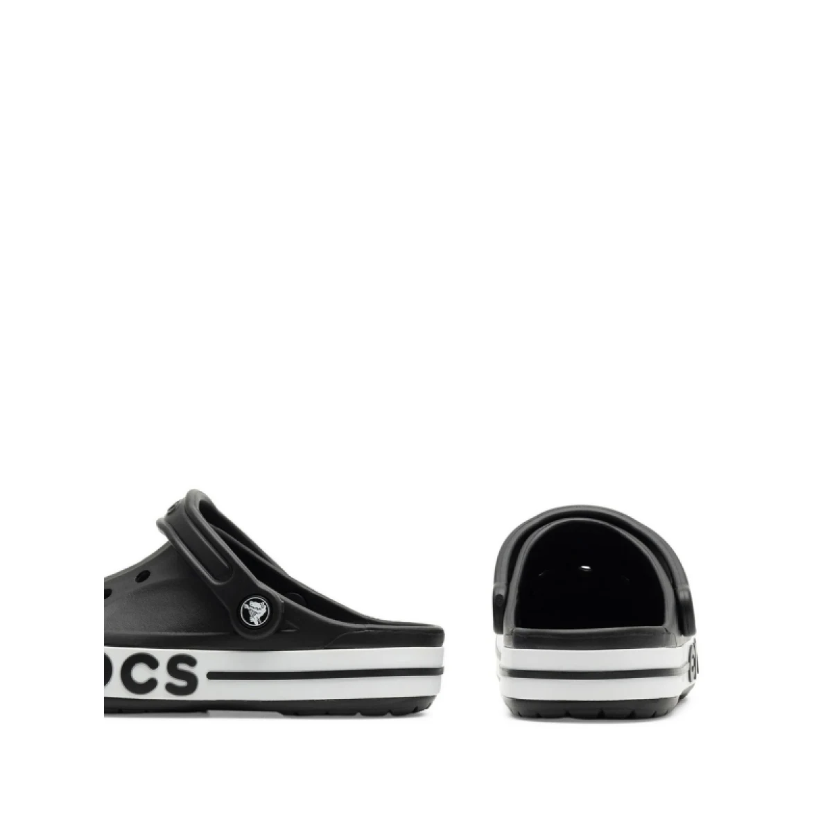 Kroksik (rekreációs cipő) CROCS Bayaband Clog black white · záber 4