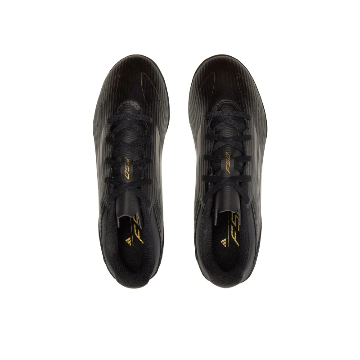 Pánské fotbalové kopačky turfy ADIDAS F50 Club M TF core black iron metallic gold metallic · záber 5
