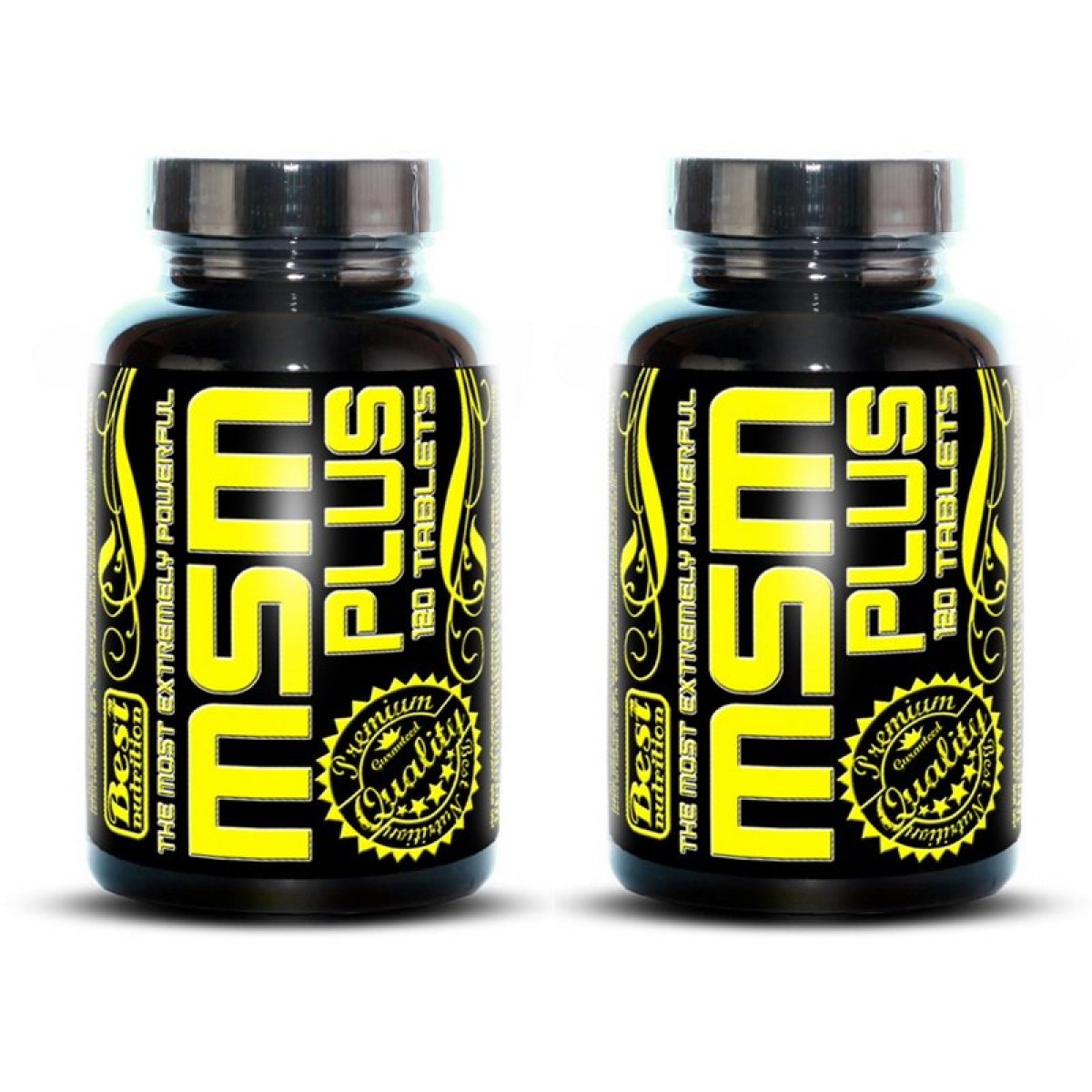 1+1 Zadarmo: MSM Plus od Best Nutrition 120 tbl. + 120 tbl. · záber 1